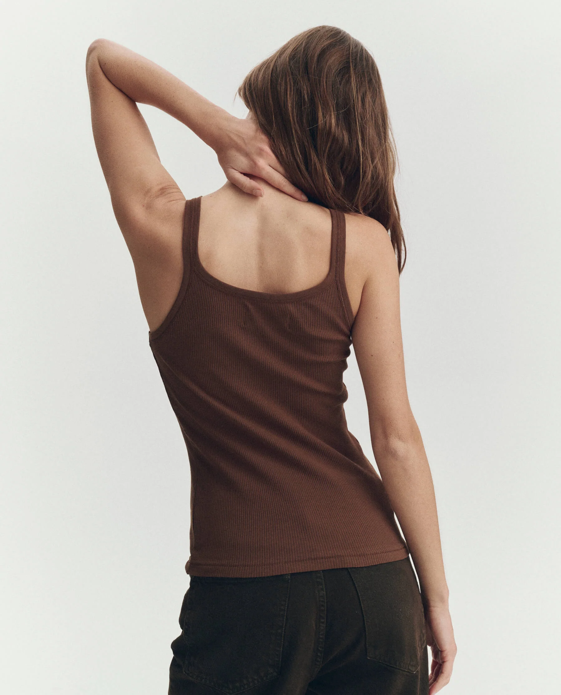 The Baby Rib Tank. -- Chocolate - Image 4