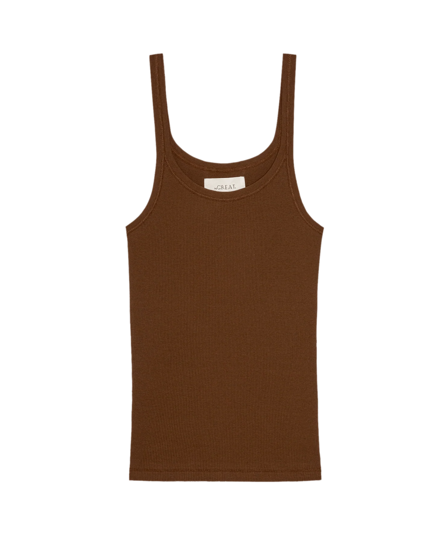 The Baby Rib Tank. -- Chocolate - Image 6