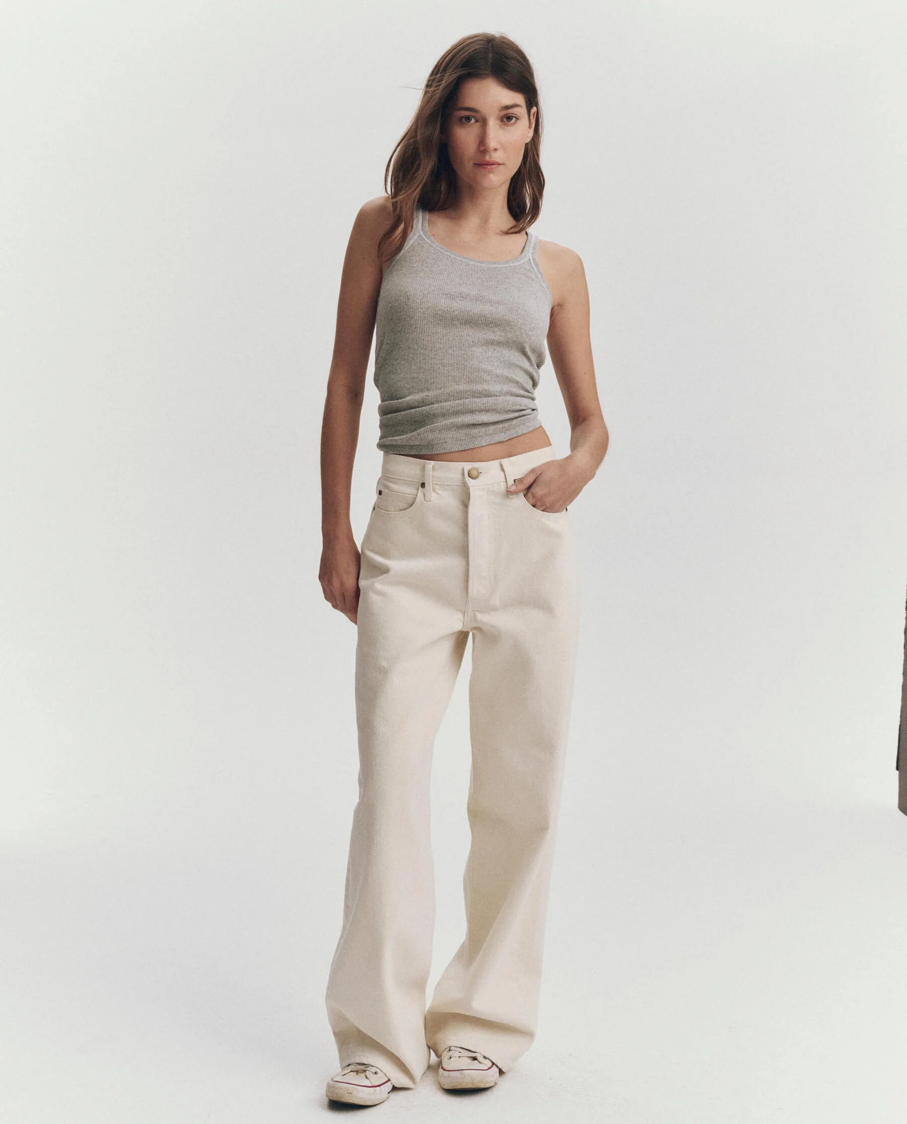 The Baby Rib Tank. -- Heather Grey - Image 5