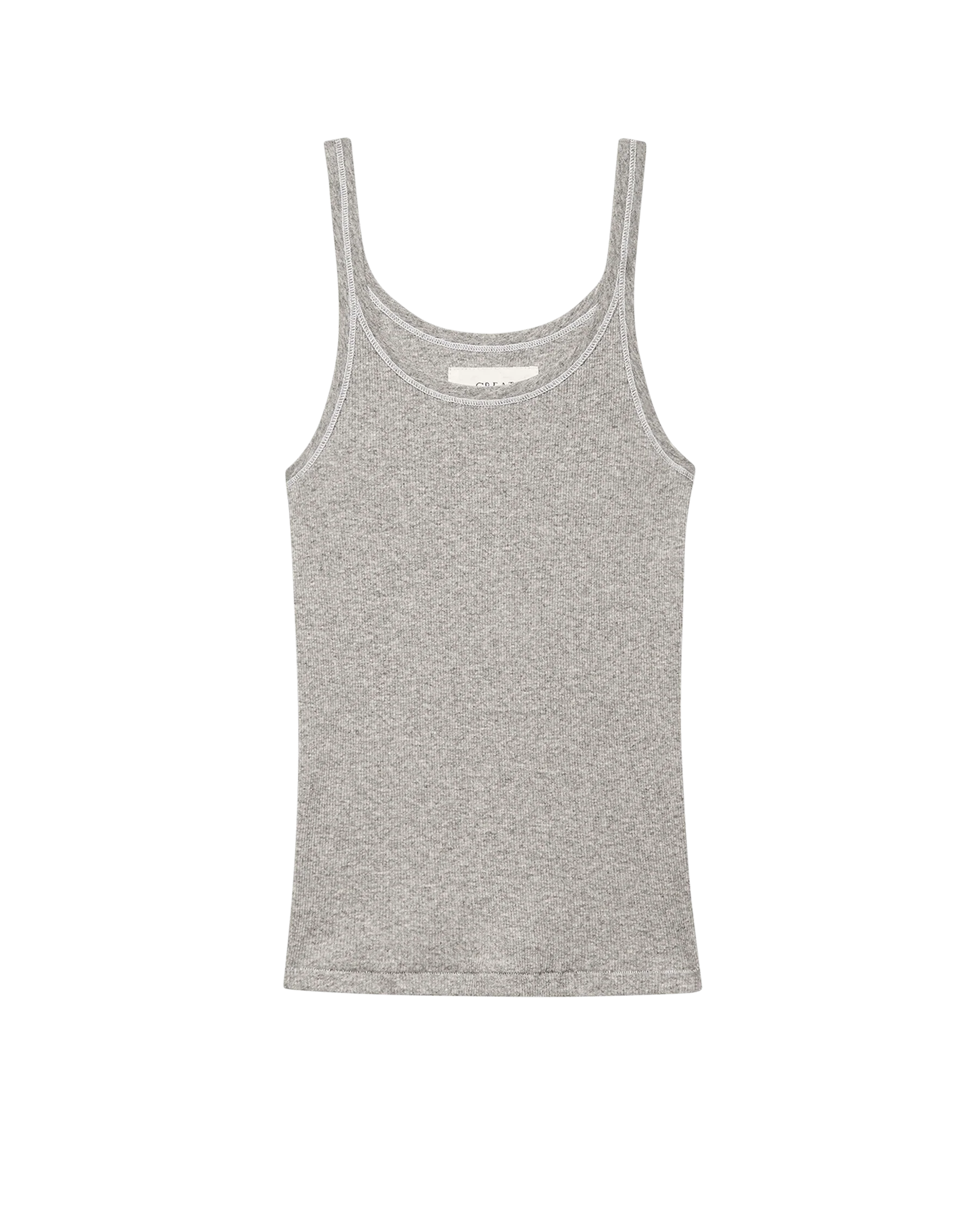 The Baby Rib Tank. -- Heather Grey - Image 6