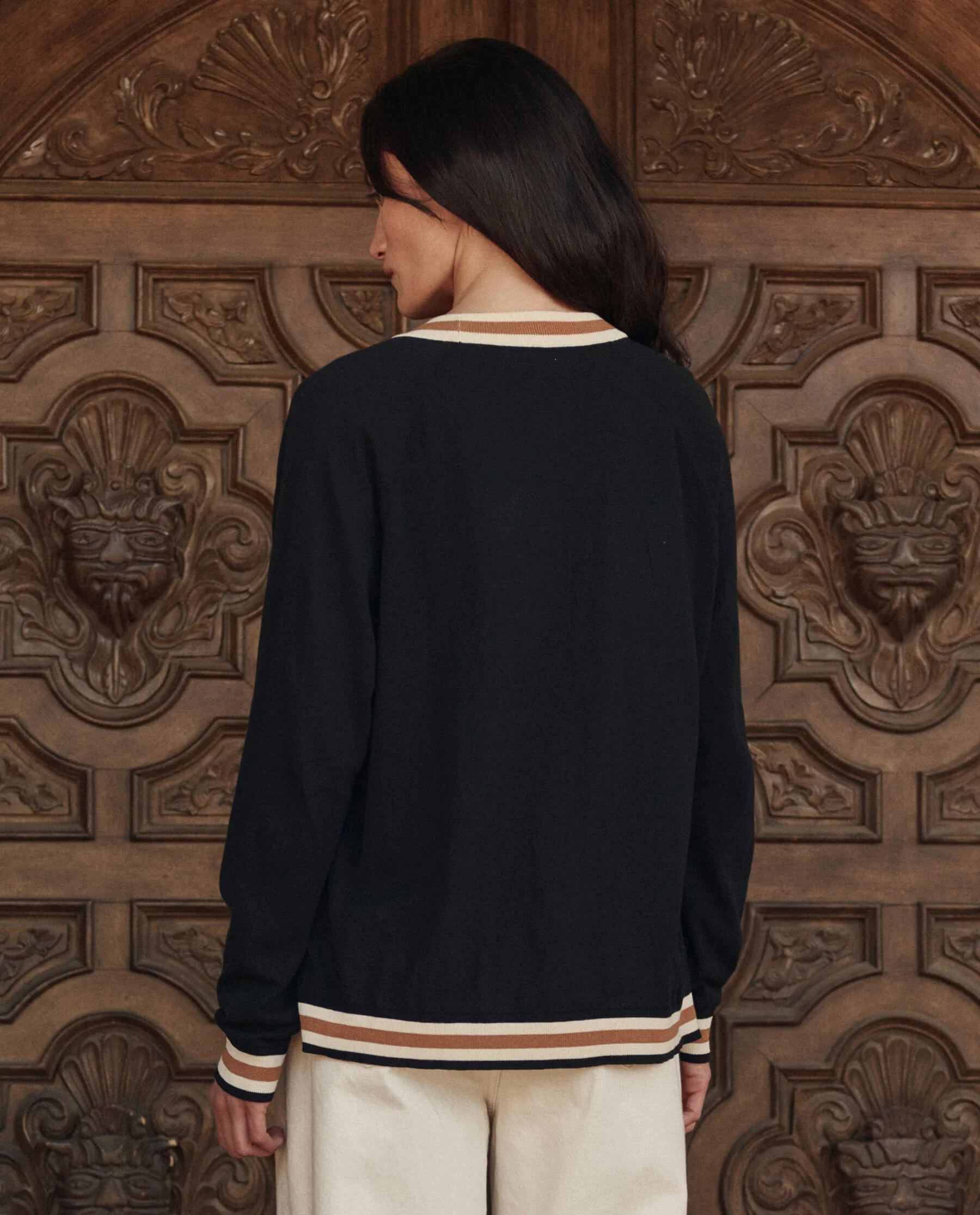 The Bowery Cardigan. -- Black - Image 5