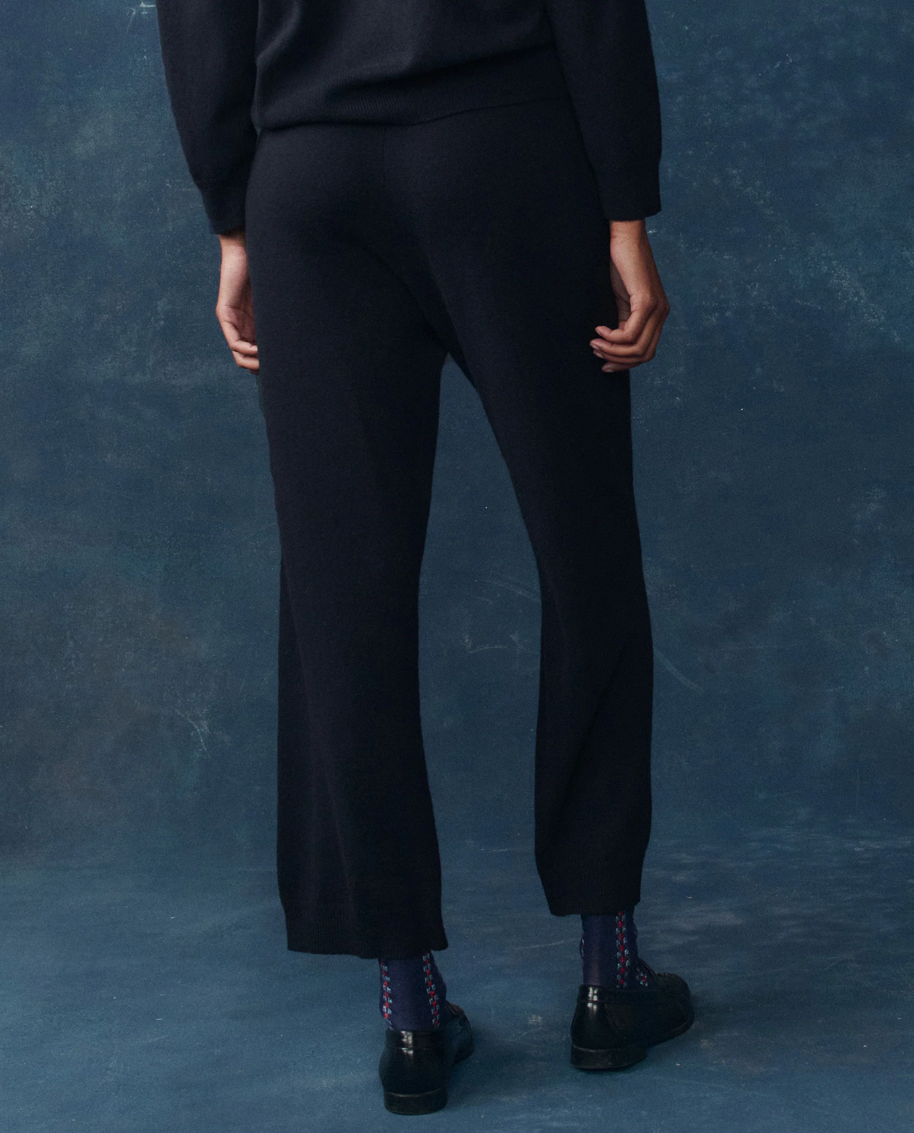 The Cashmere Lantern Pant. -- Navy - Image 2