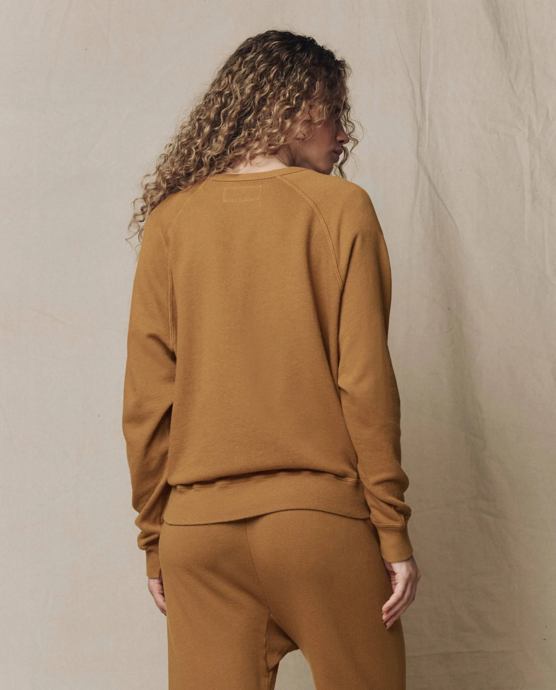 The College Sweatshirt. Solid -- Cork - Image 4