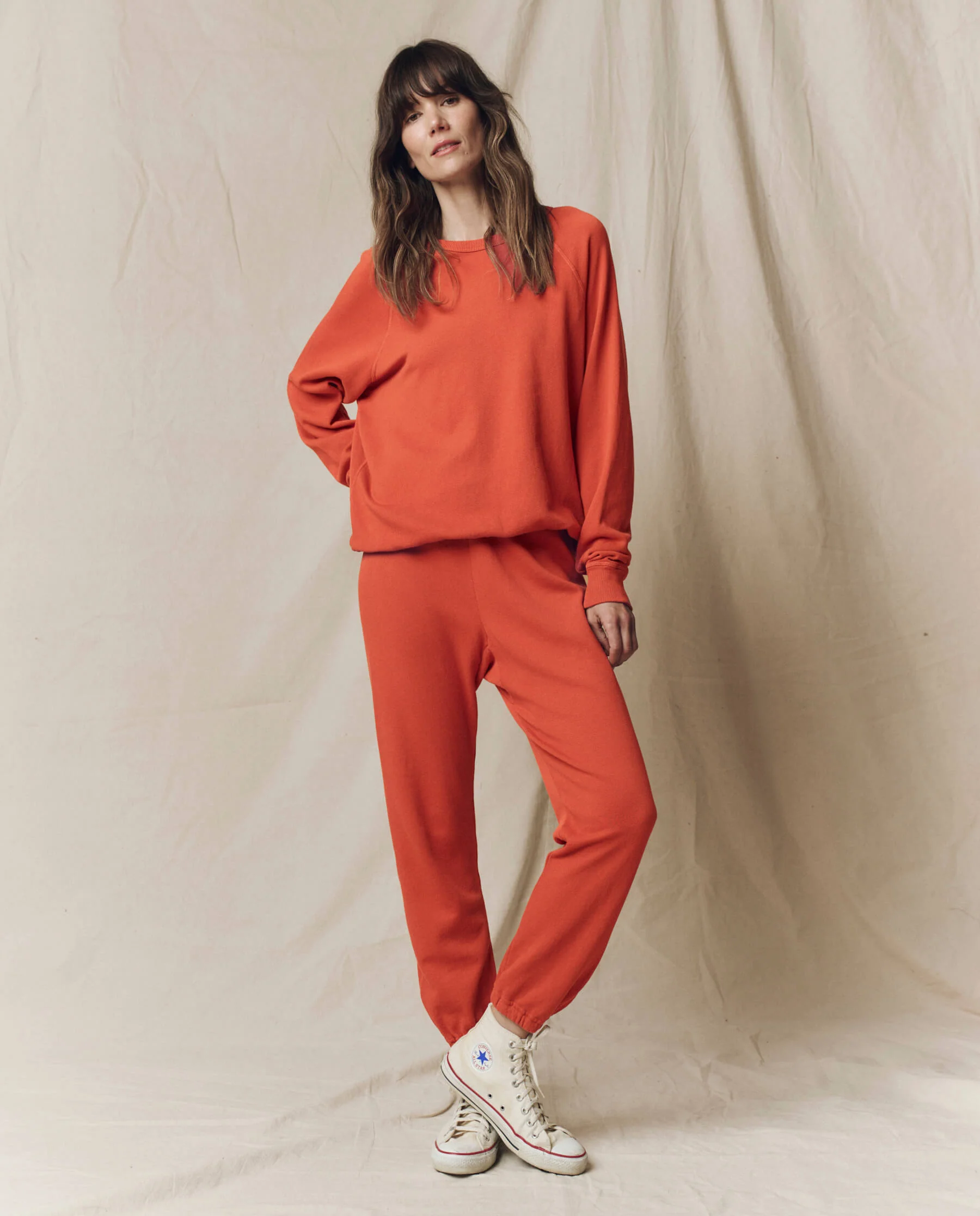 The College Sweatshirt. Solid -- Desert Clay - Image 4