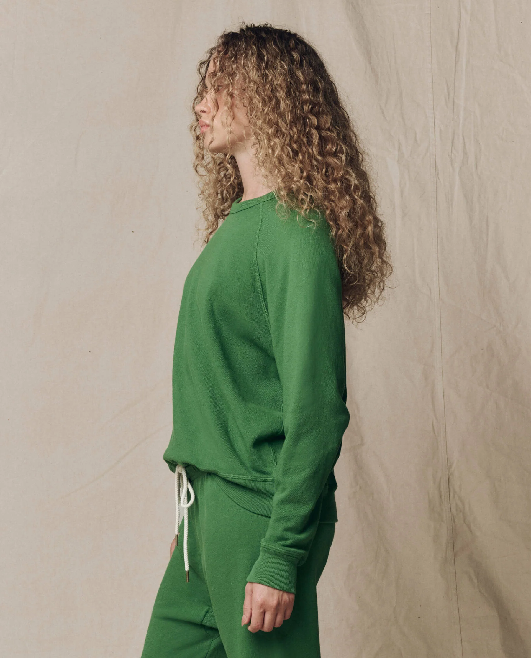 The College Sweatshirt. Solid -- Fennel - Image 3