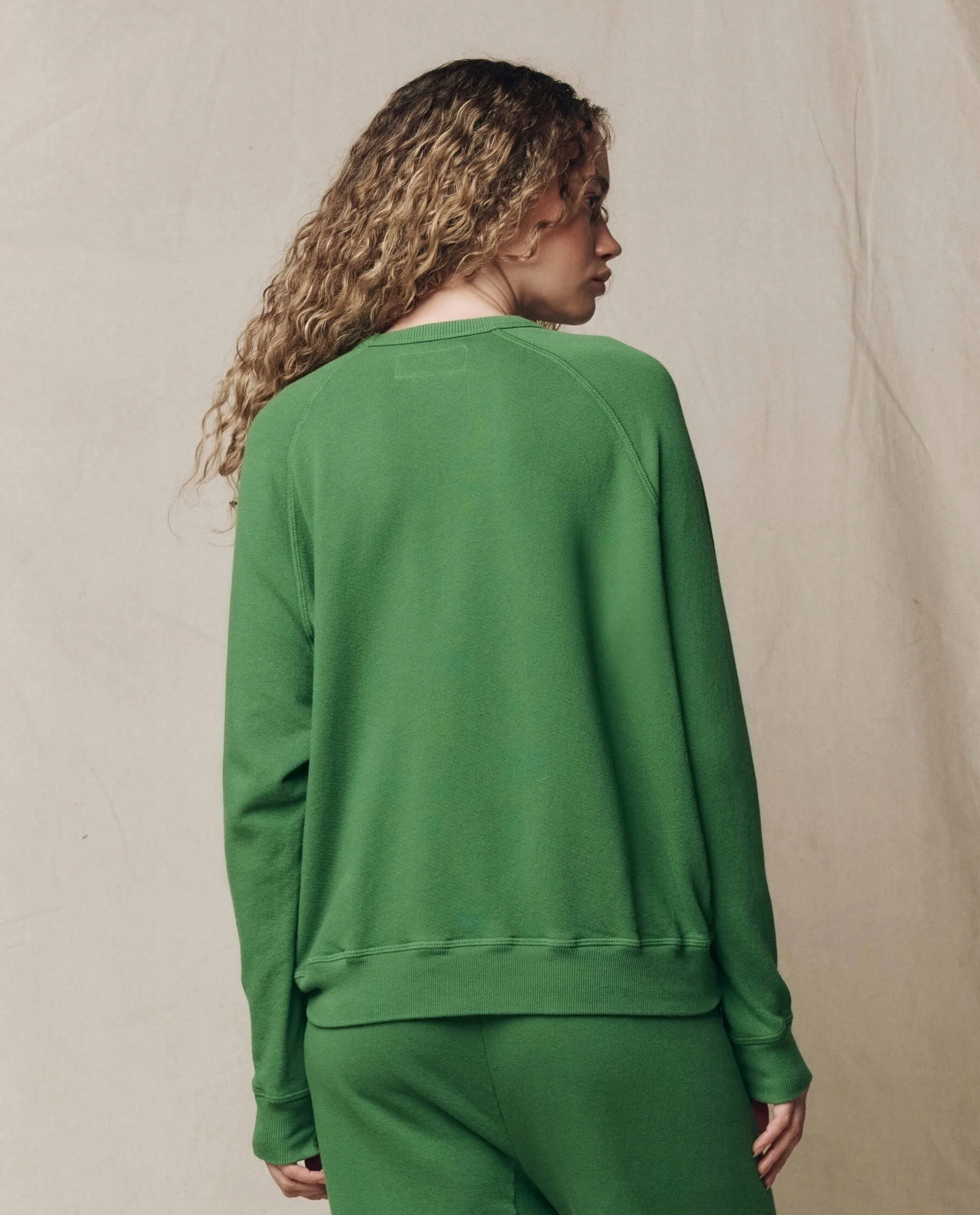 The College Sweatshirt. Solid -- Fennel - Image 4