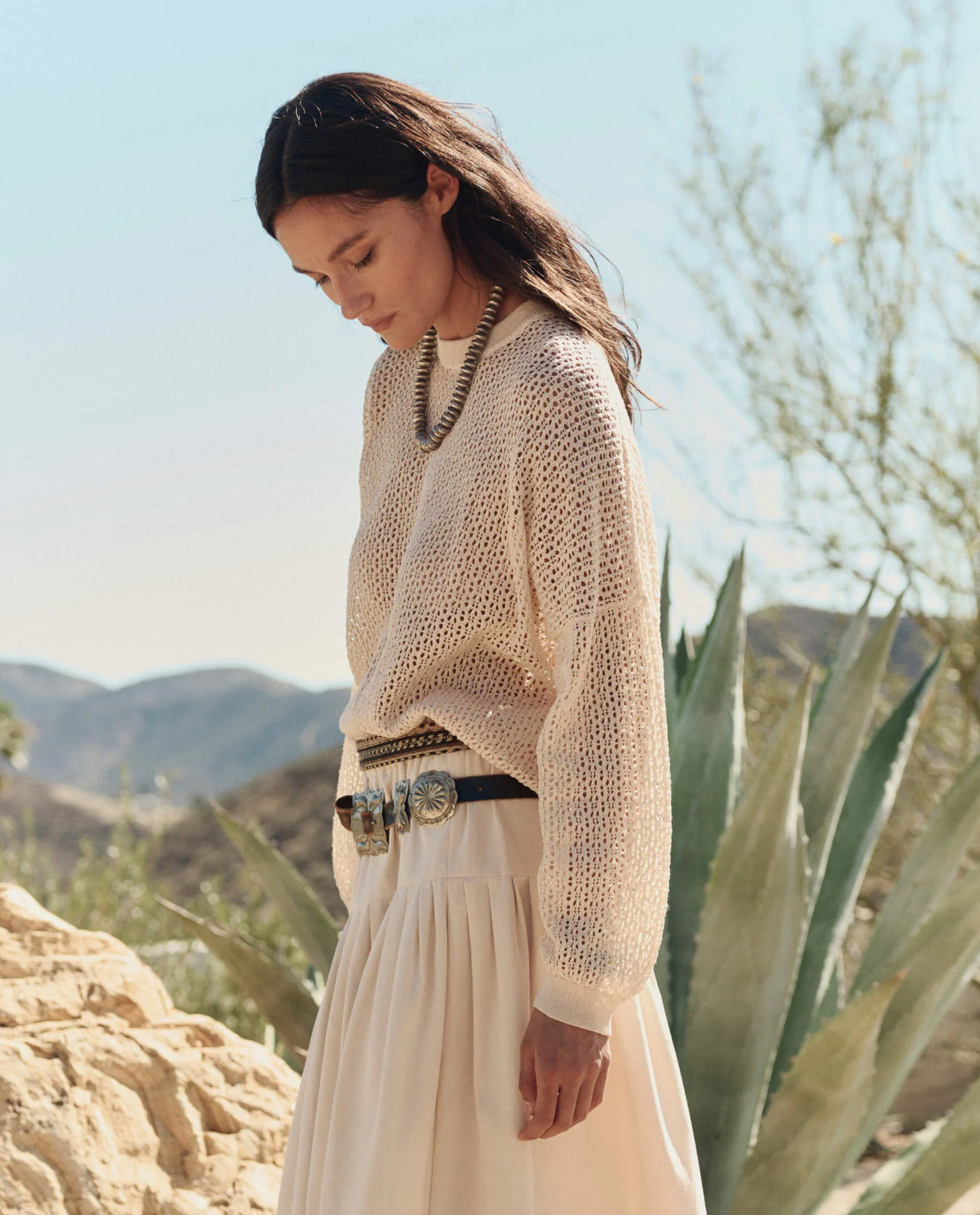 The Crochet Pullover. -- Natural - Image 4