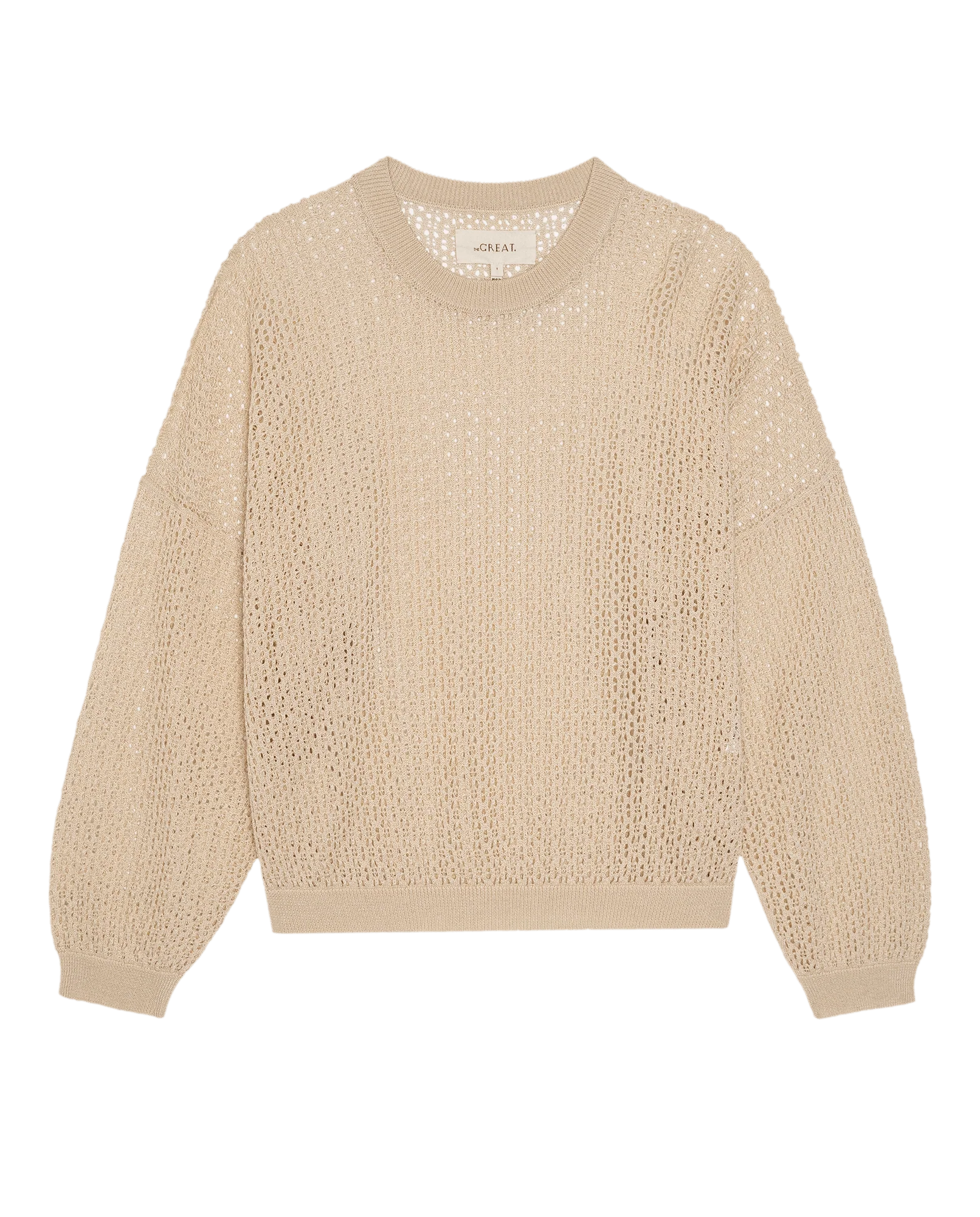 The Crochet Pullover. -- Natural - Image 6