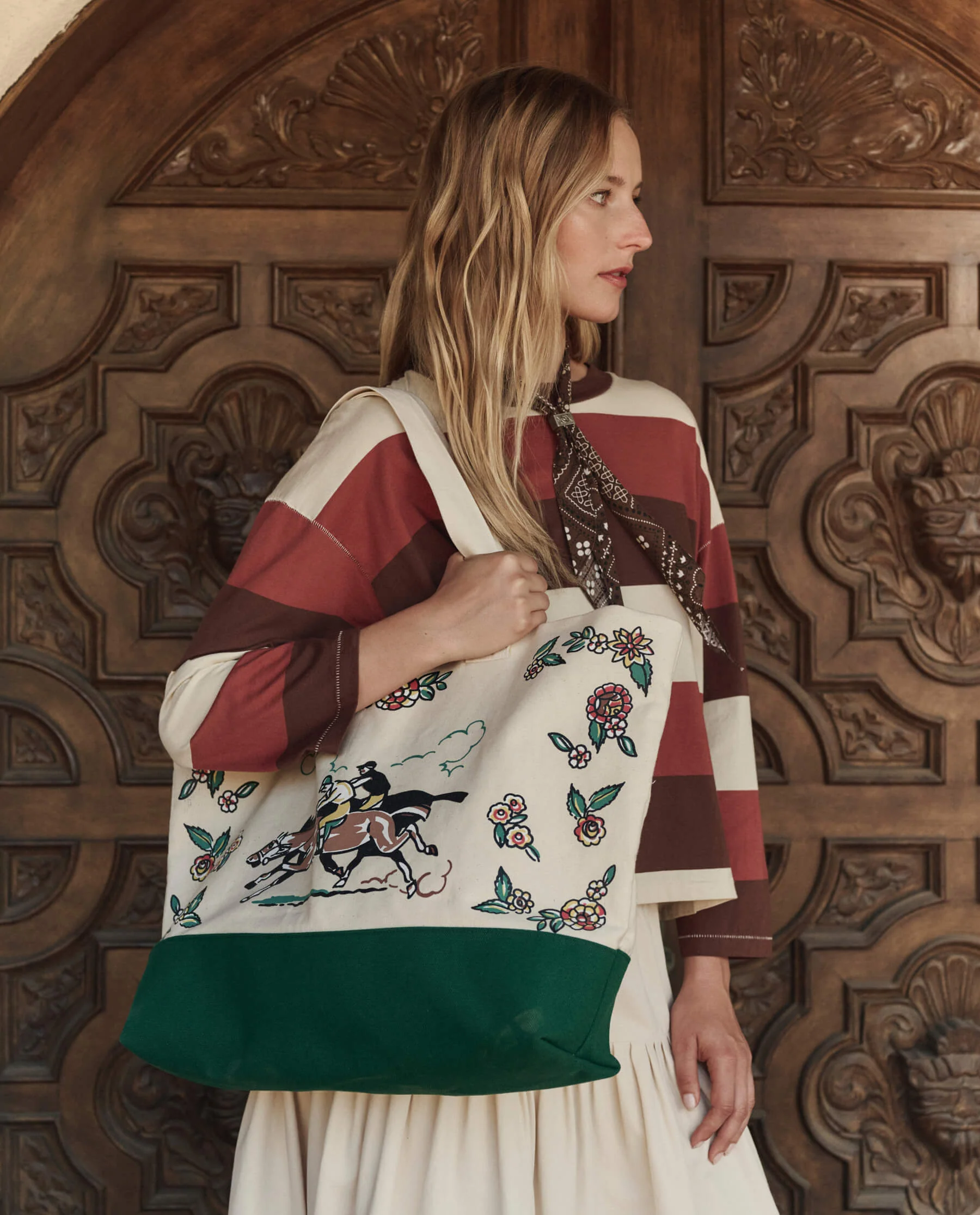 The Derby Tote. -- Cream - Image 3