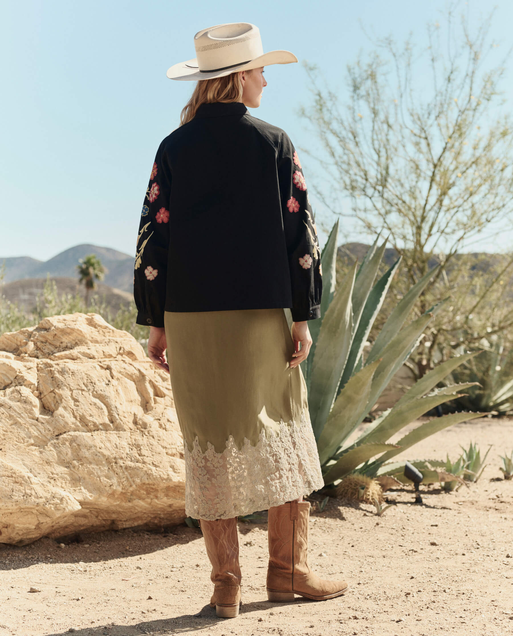 The Embroidered Commodore Jacket. -- Almost Black - Image 4