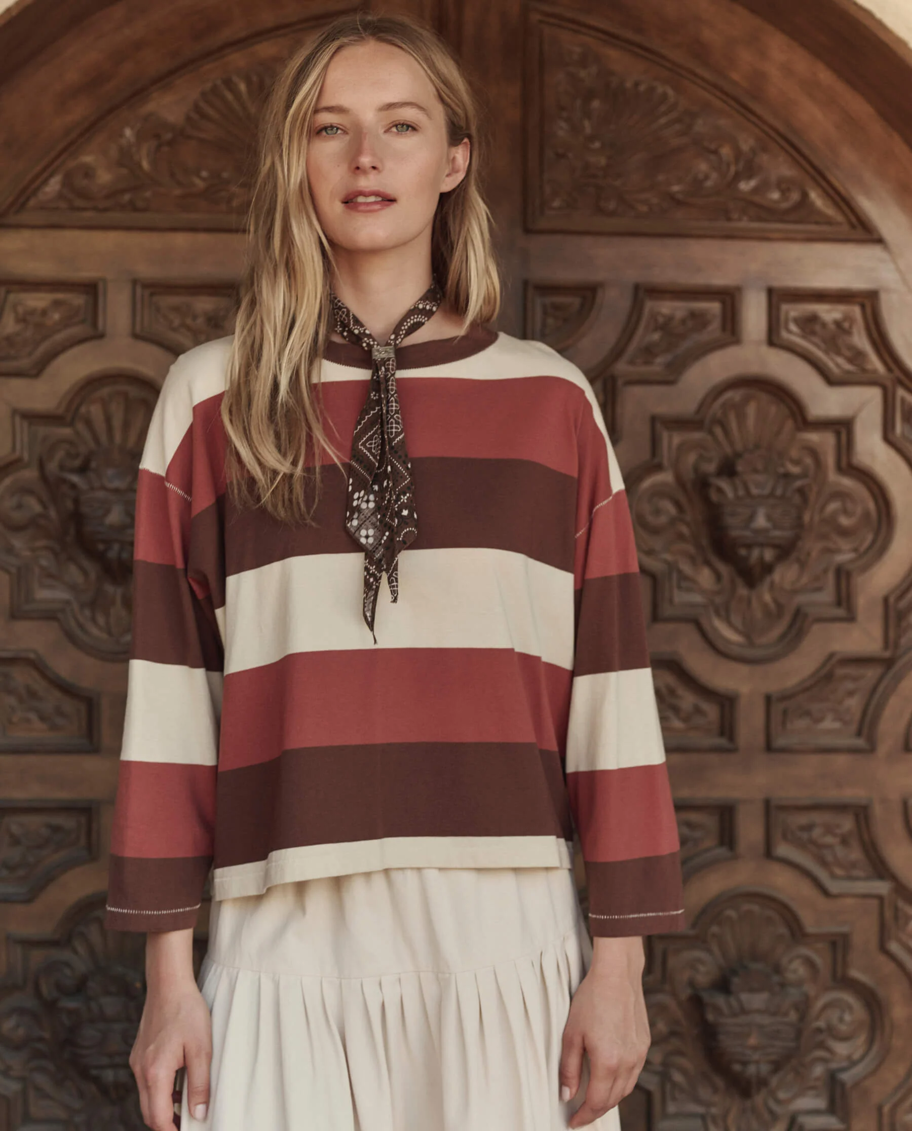 The Field Tee. -- Ashwood Stripe - Image 2