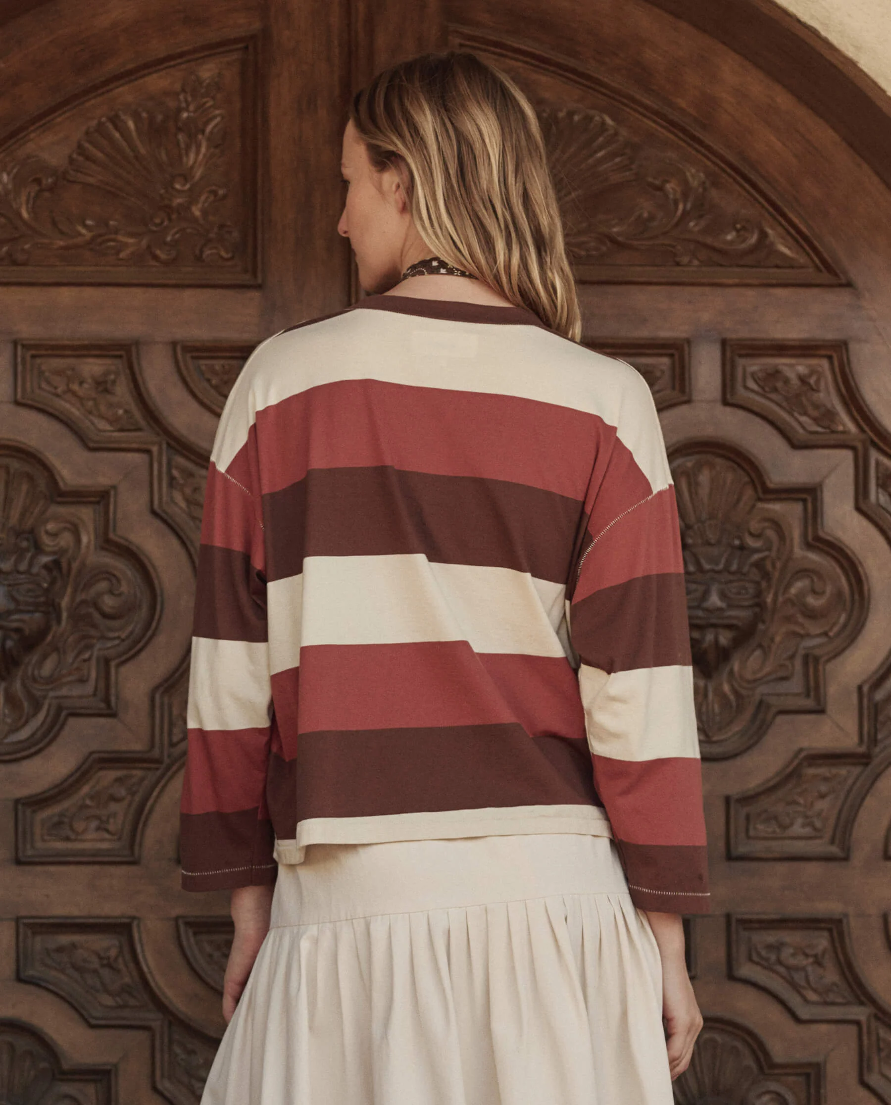 The Field Tee. -- Ashwood Stripe - Image 4