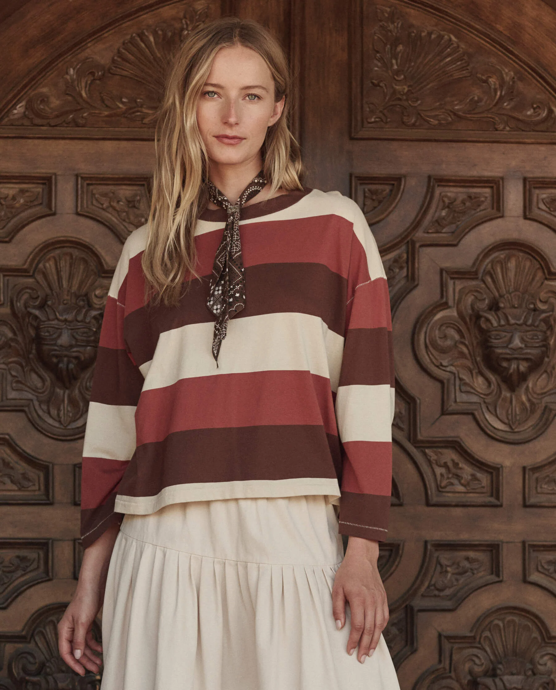 The Field Tee. -- Ashwood Stripe - Image 5