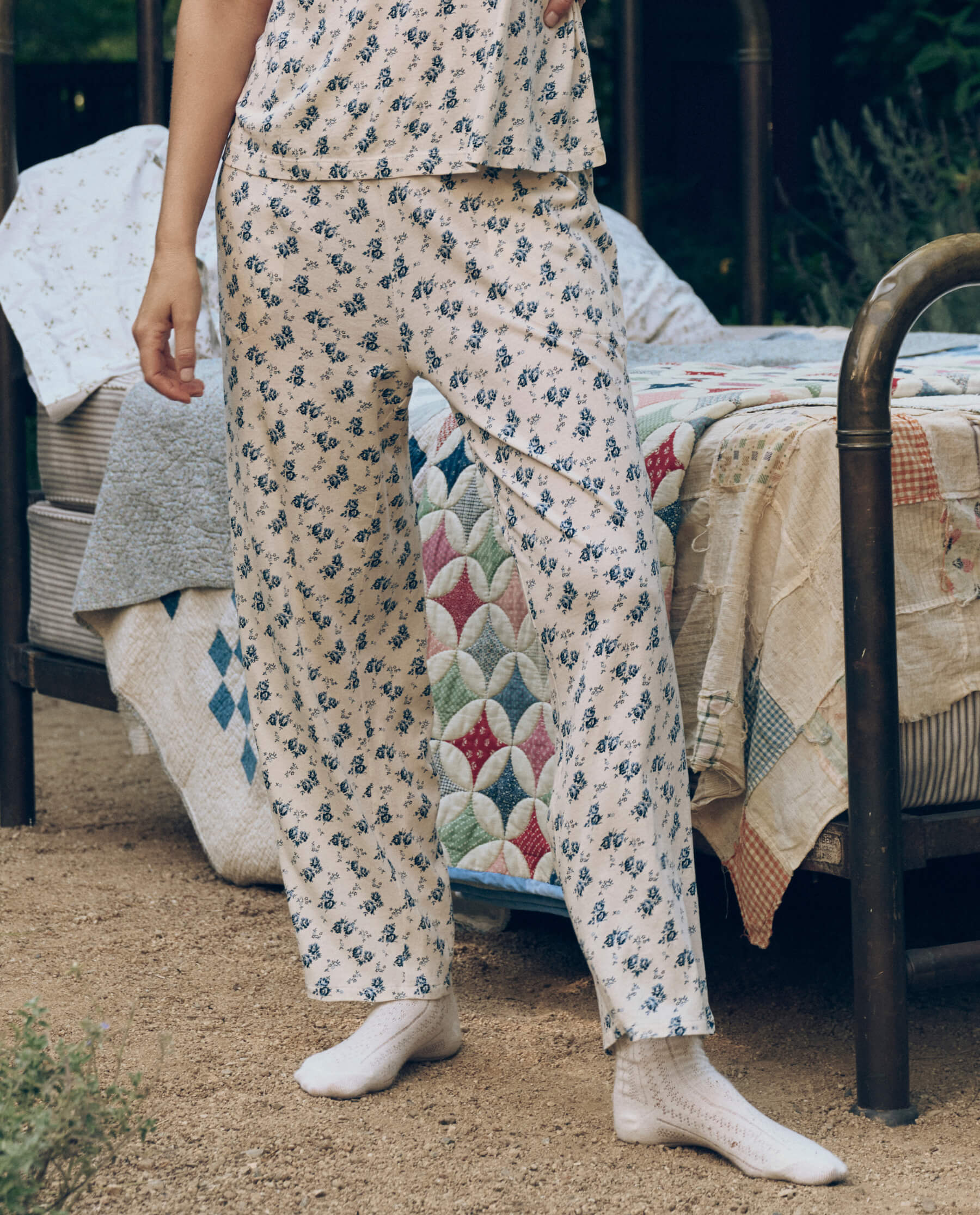 The Jersey Easy Sleep Pant. -- Indigo Rose - Image 2
