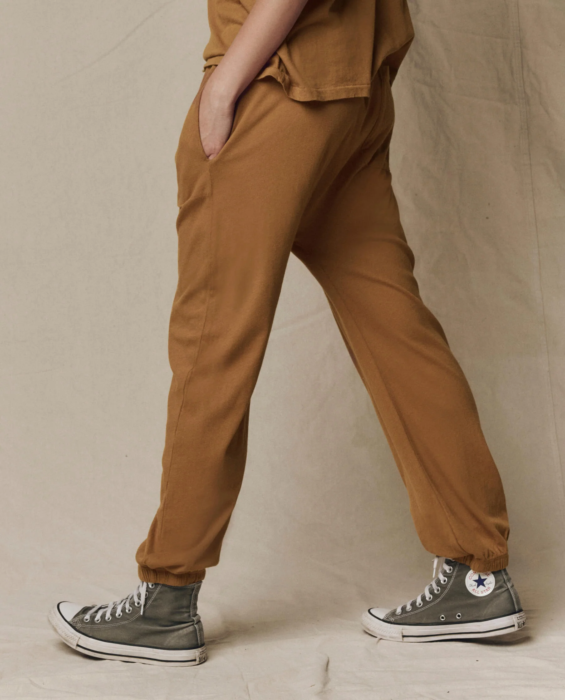 The Jersey Jogger Pant. -- Cork - Image 3