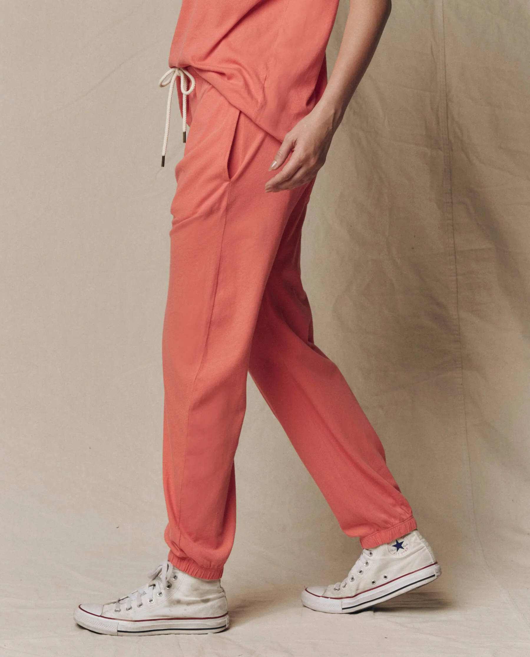 The Jersey Jogger Pant. -- Guava - Image 4