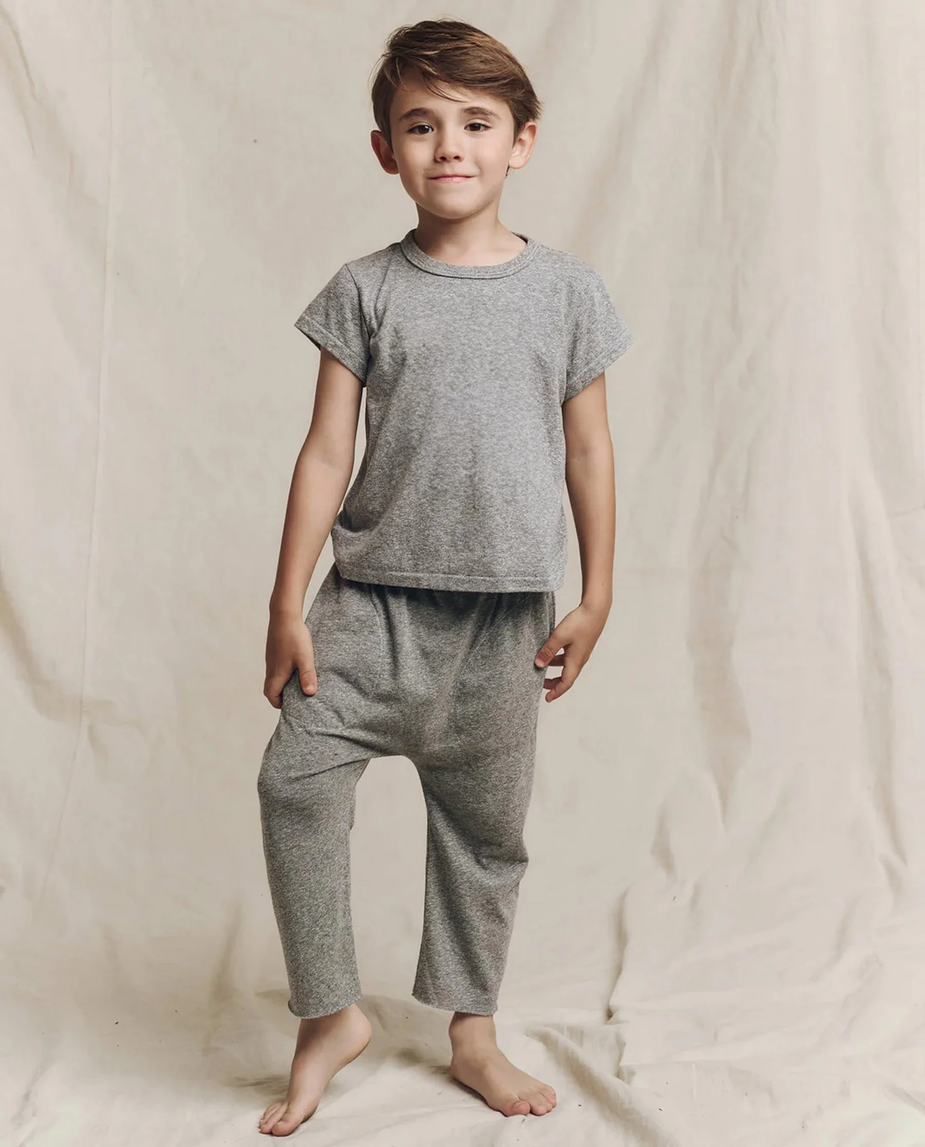 The Little Boxy Crew. Solid -- Heather Grey - Image 3