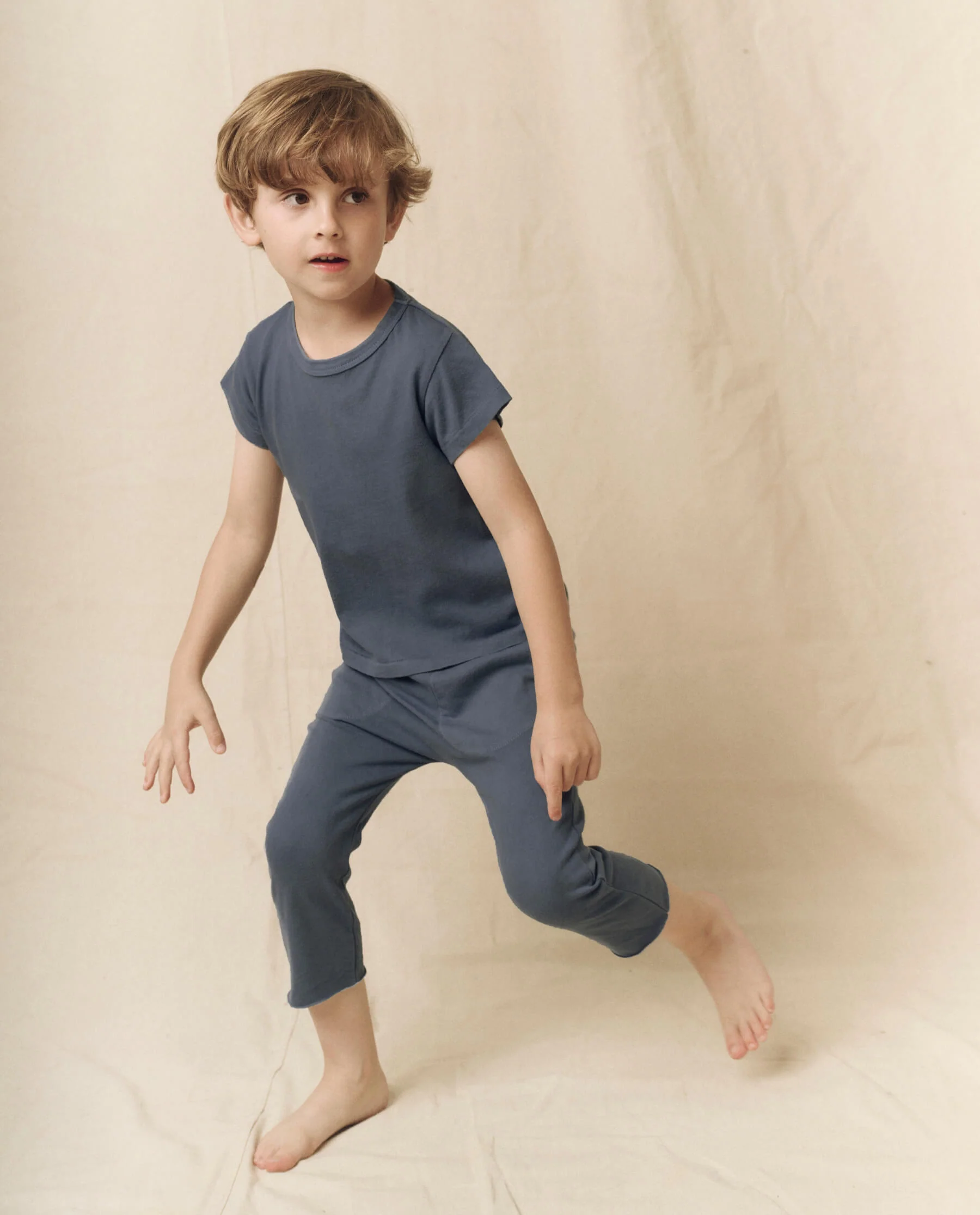 The Little Boxy Crew. Solid -- Washed Navy - Image 4