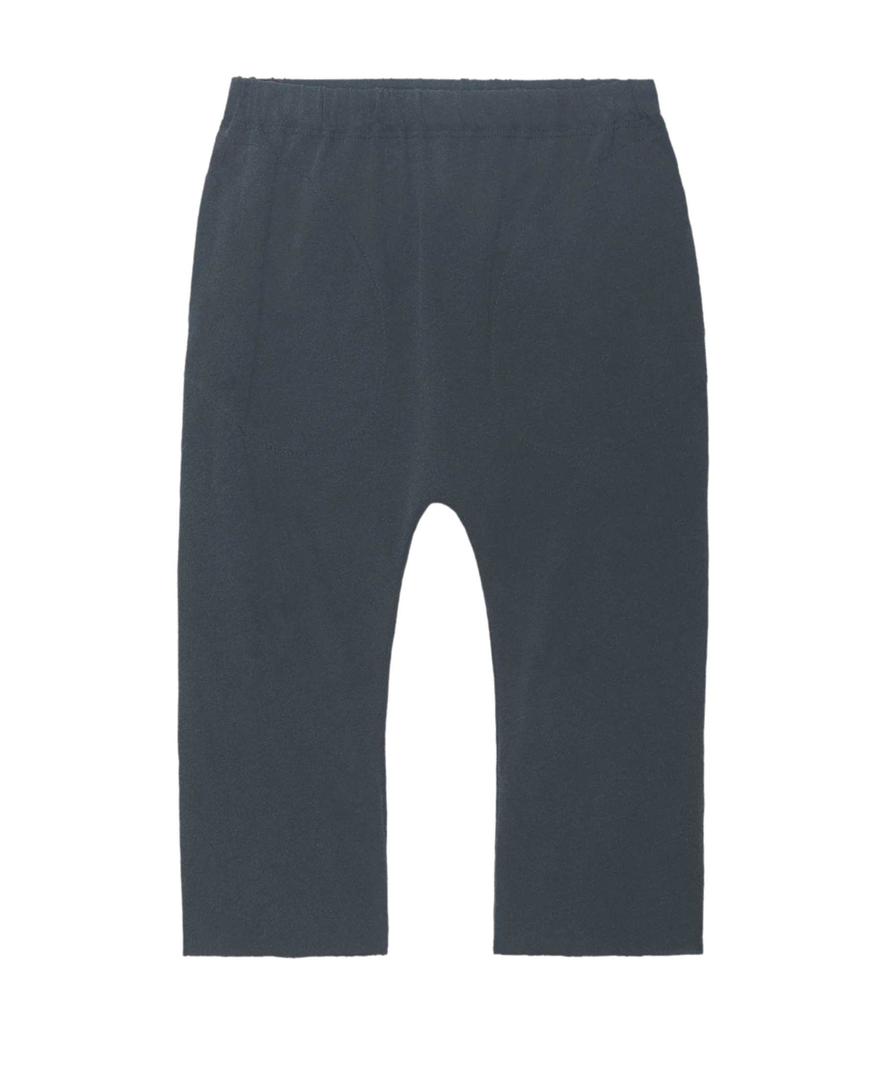 The Little Jersey Crop. Solid  -- Washed Navy - Image 4