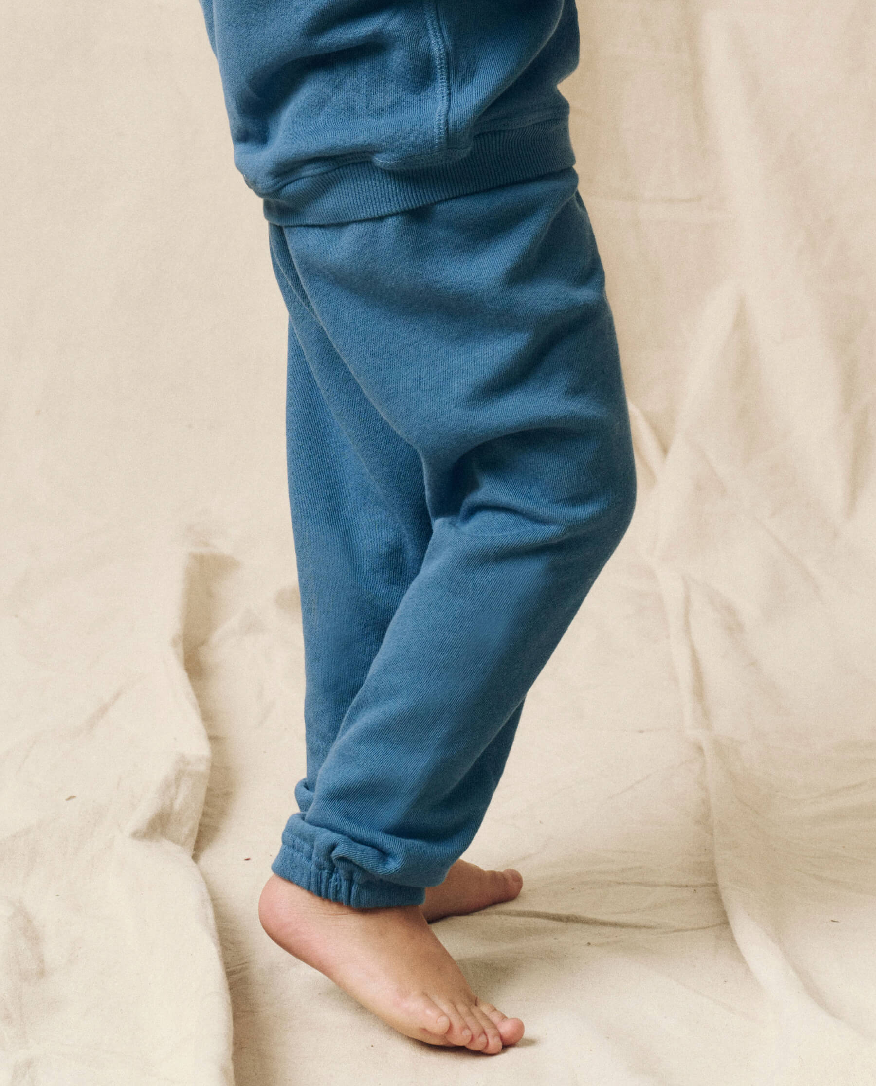 The Little Stadium Sweatpant. Solid -- Glacier Blue - Image 2