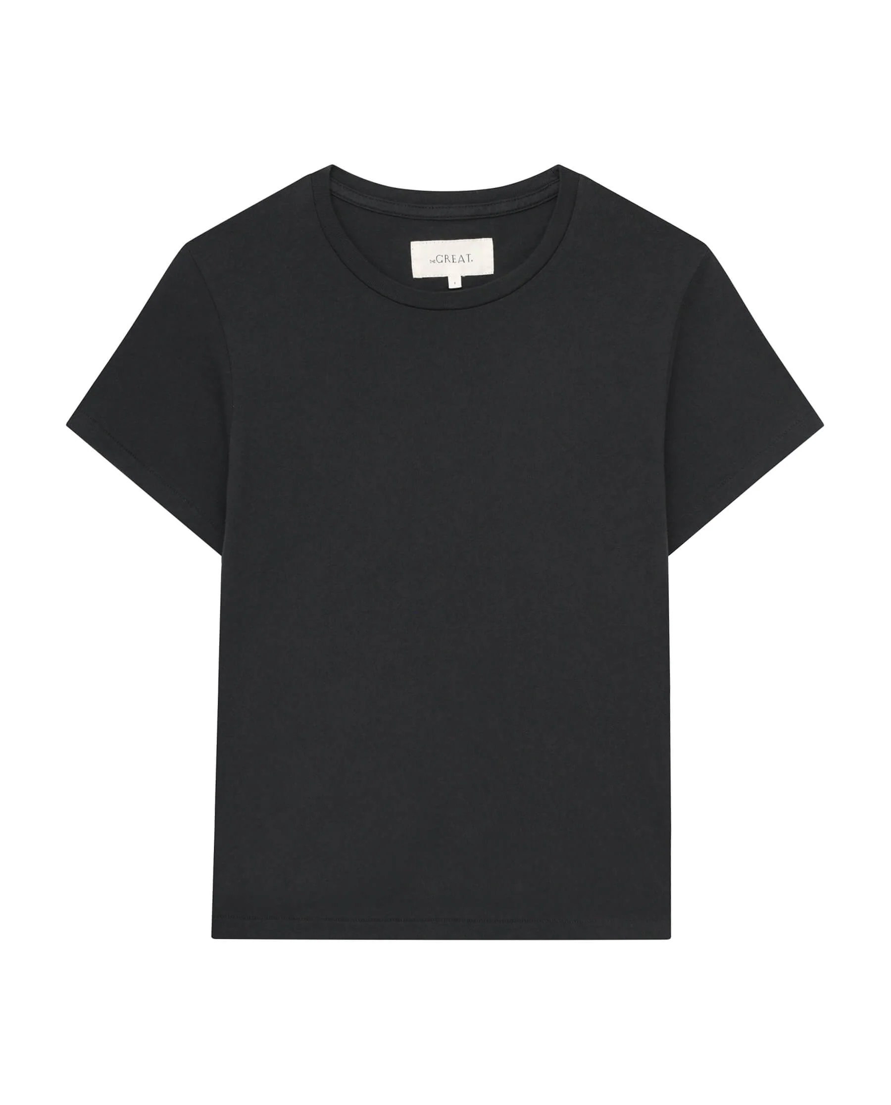 The Little Tee. Solid -- Almost Black - Image 6
