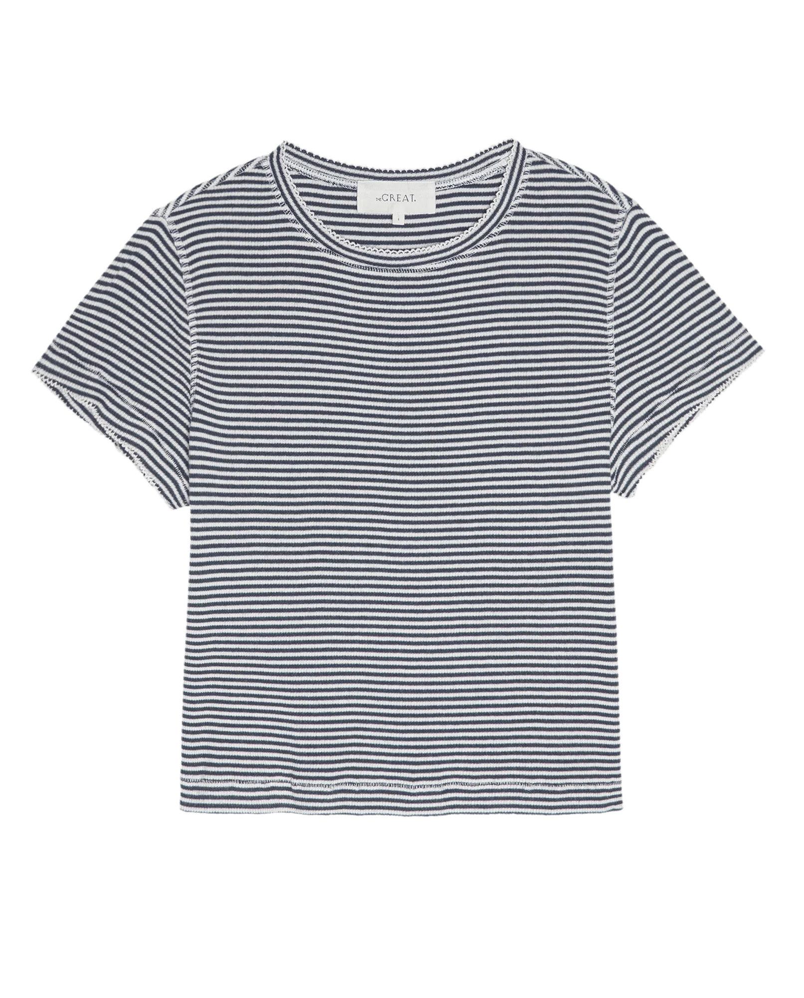 The Little Tee. -- Navy Stripe - Image 6