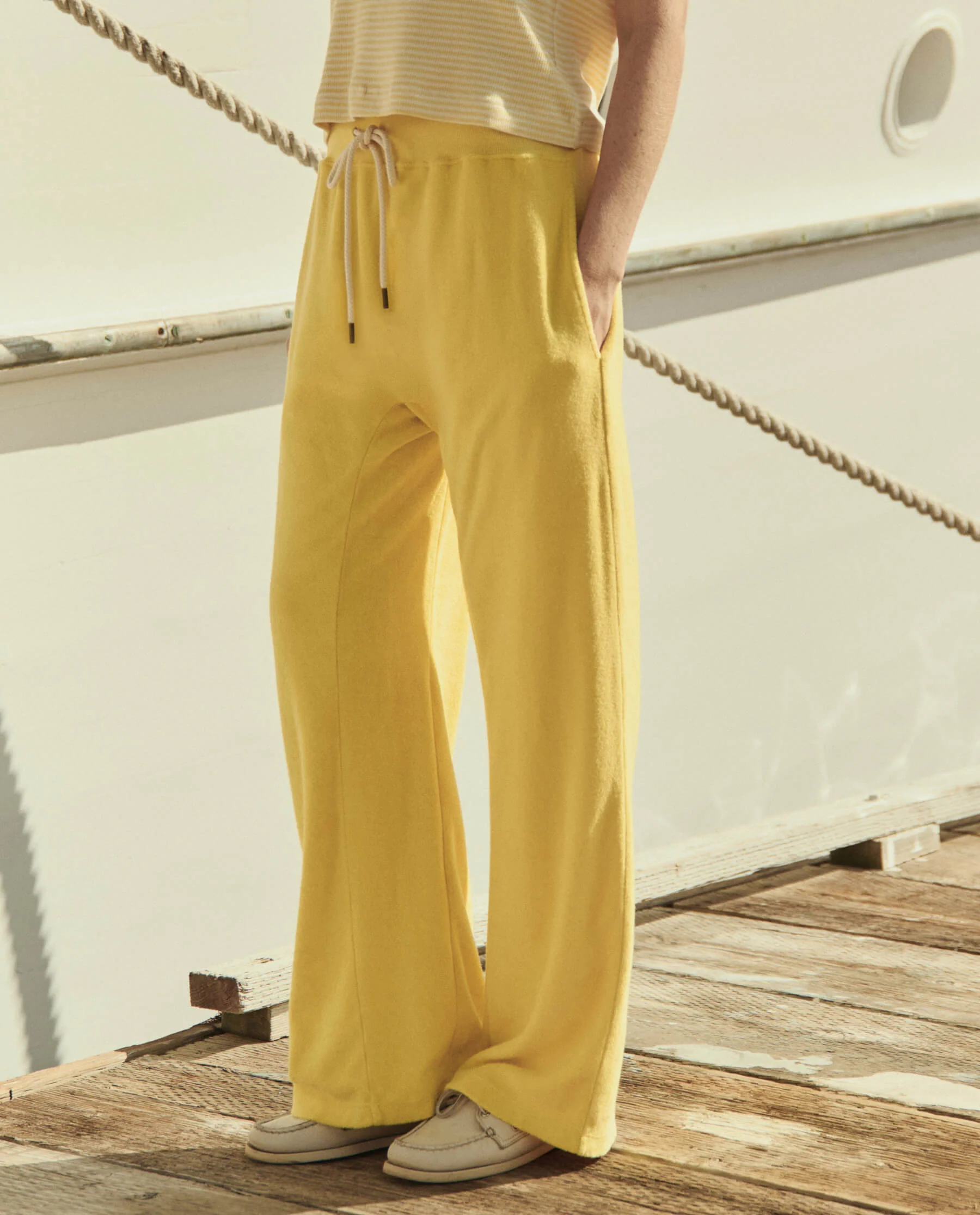 The Micro Terry Horseshoe Sweatpant. -- Margarita - Image 4