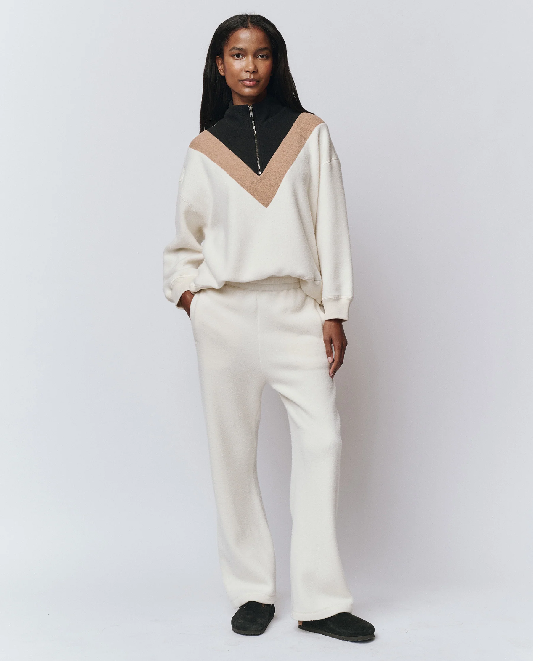 The Plush Victory Sweatpant. -- Washed White - Image 4