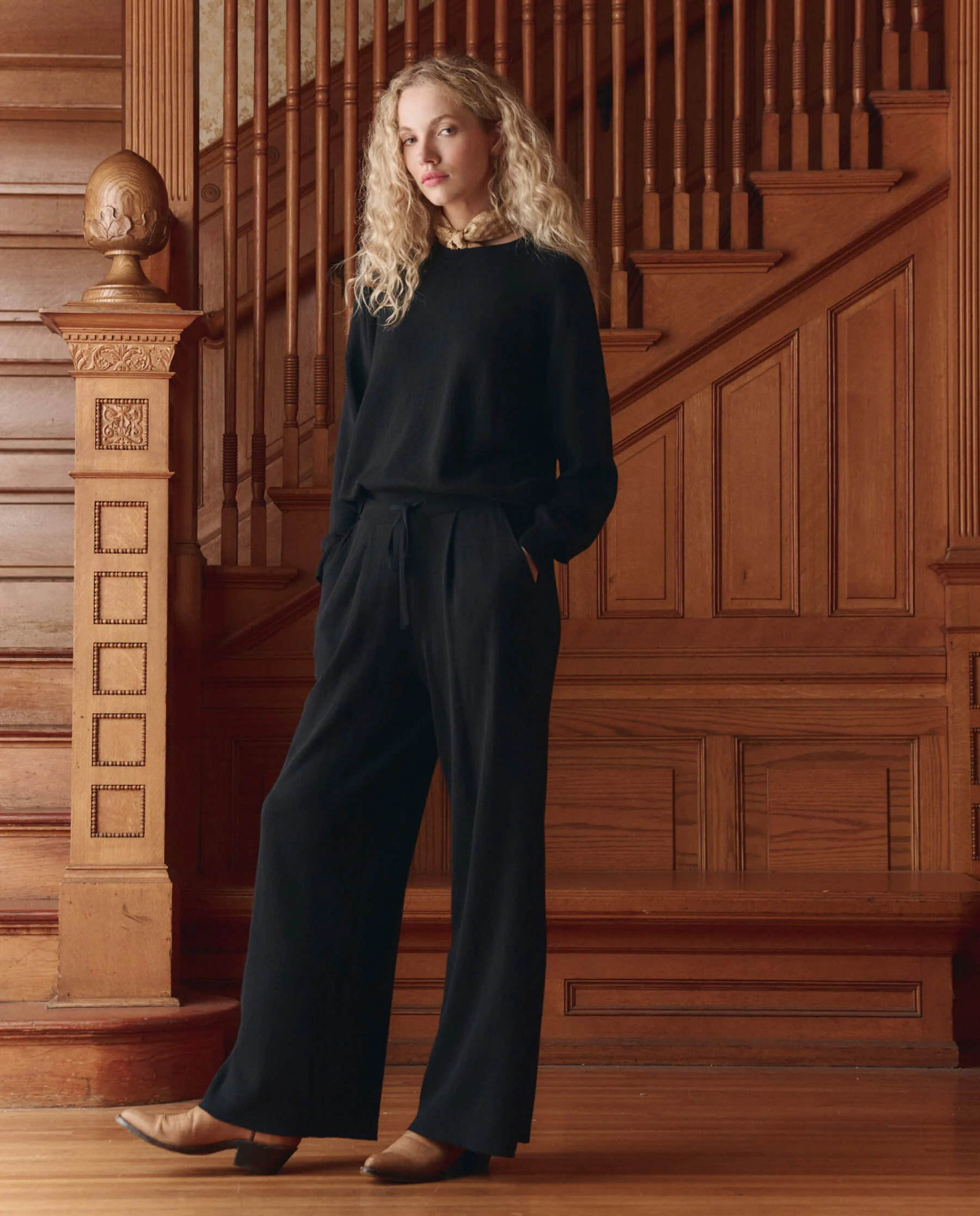 The Relaxed Trouser Pant. -- Black - Image 3