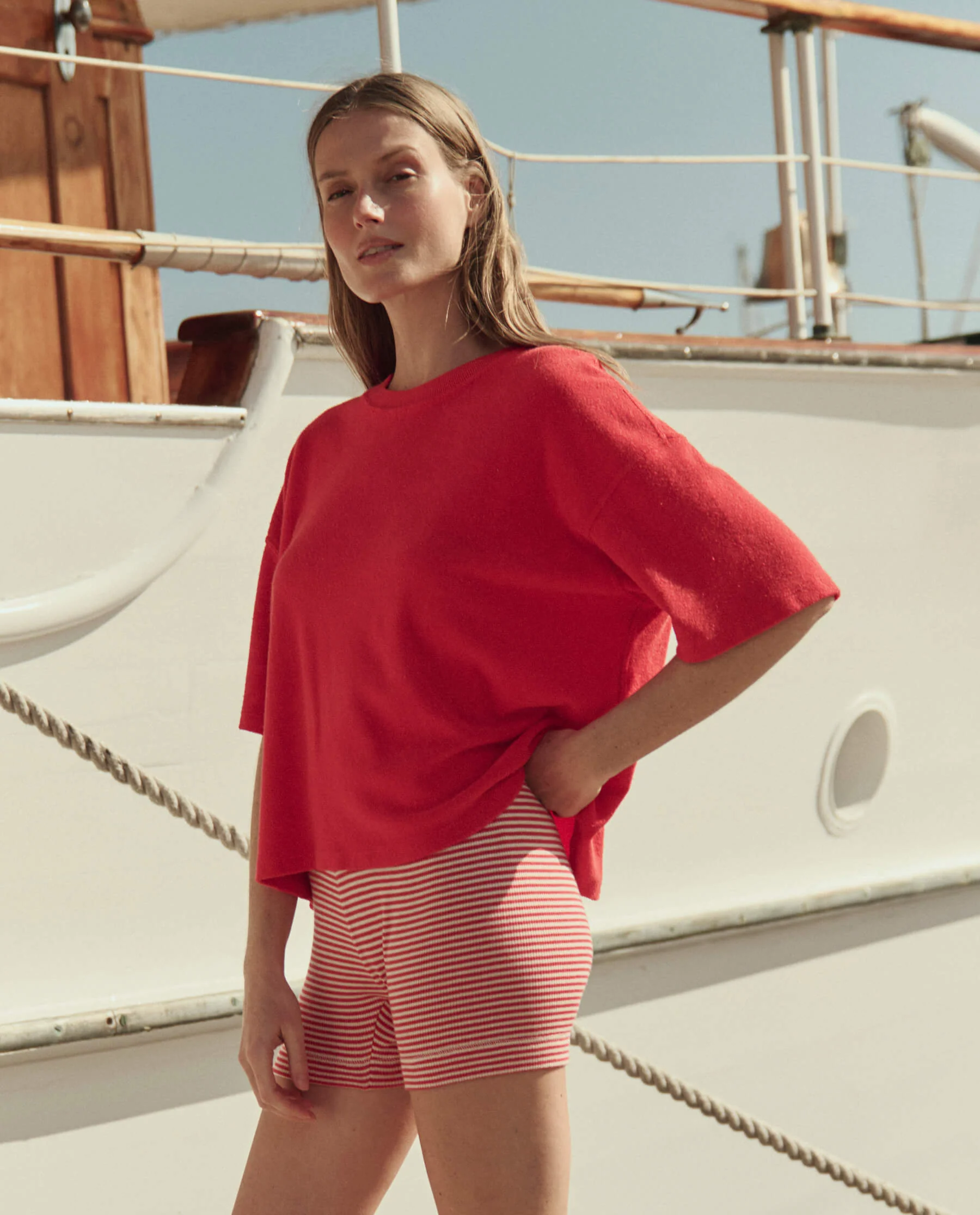 The Relay Short. -- Pimento Stripe - Image 4