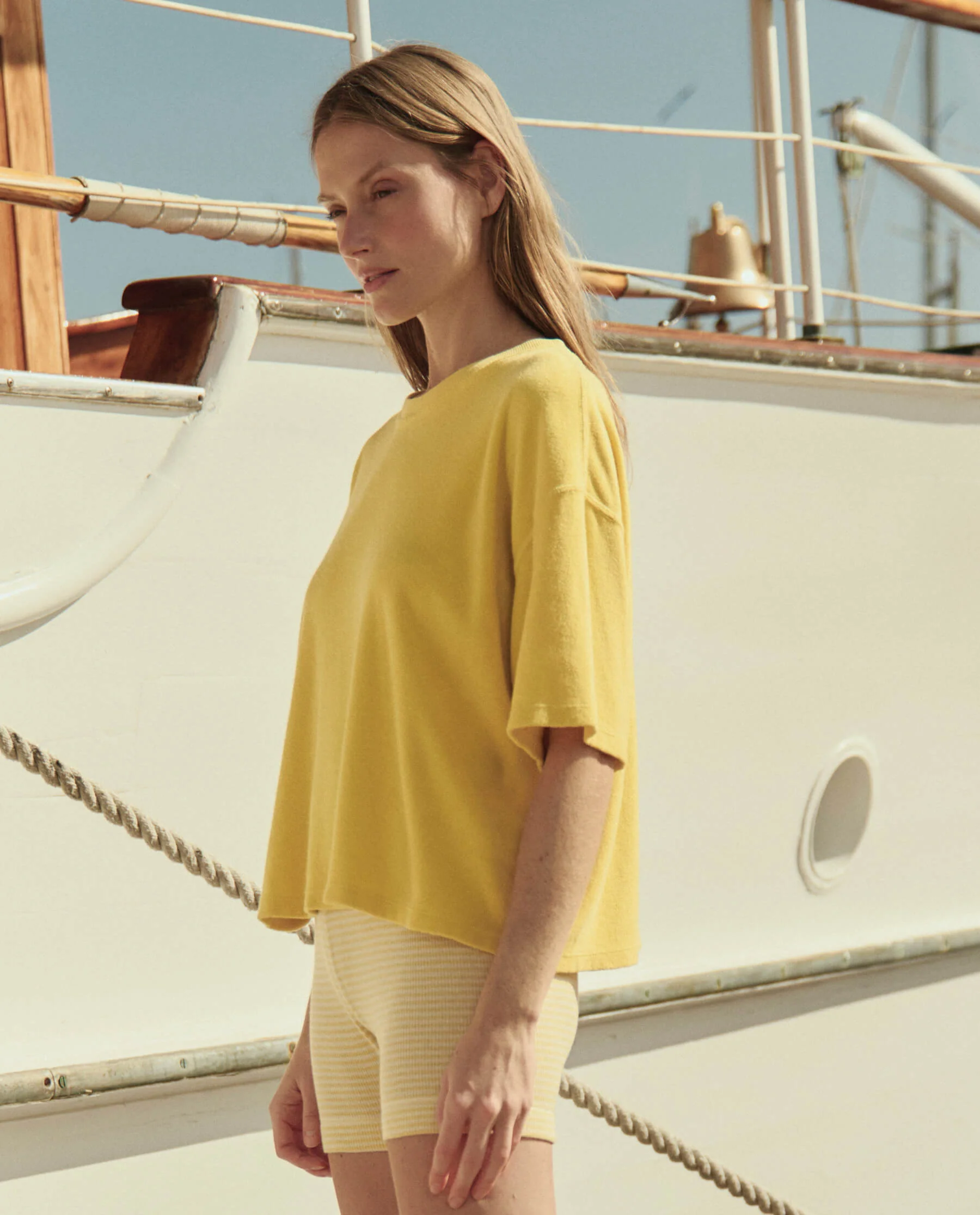The Relay Short. -- Soft Yellow Stripe - Image 4