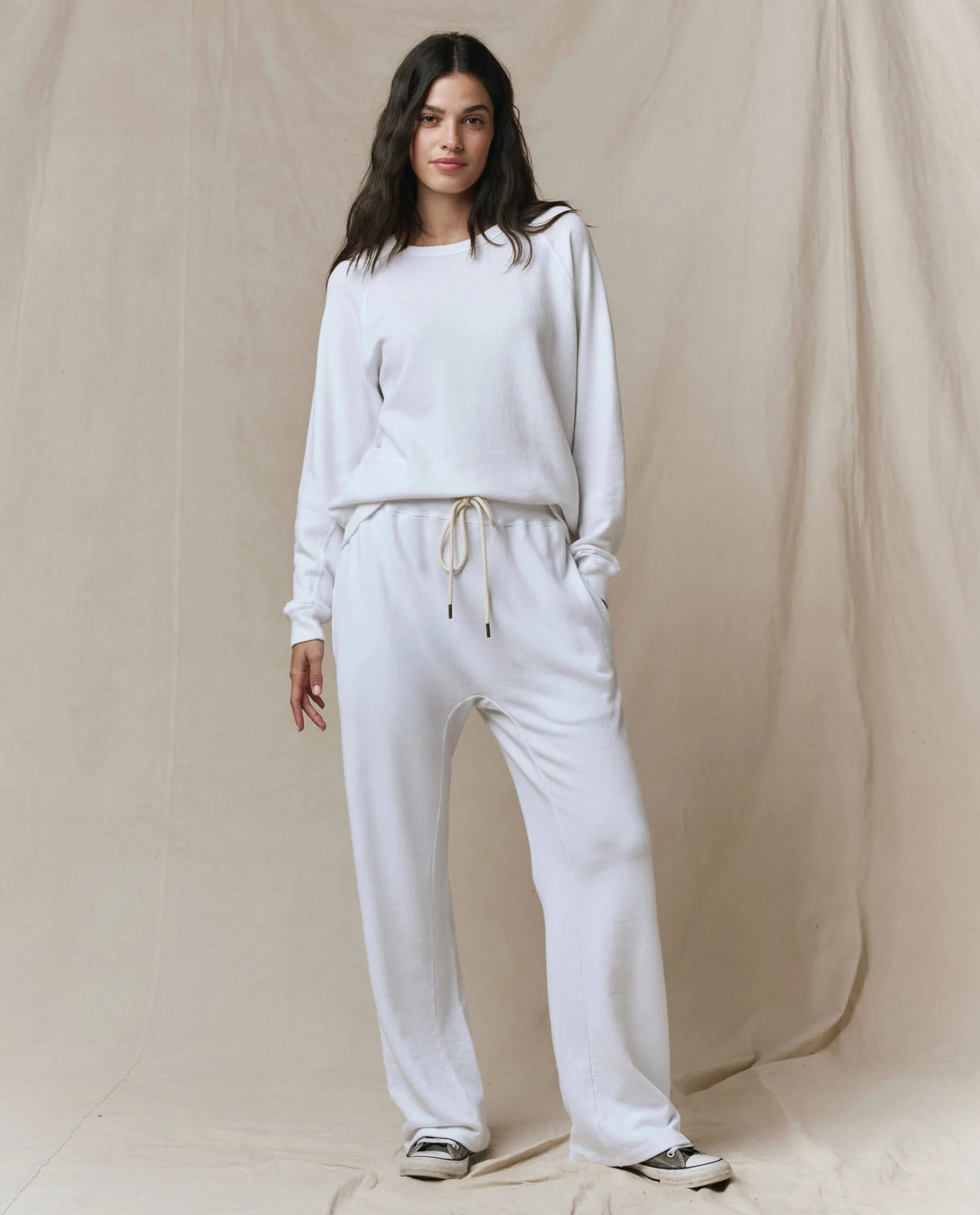 The Rookie Sweatshirt. Solid -- True White - Image 4