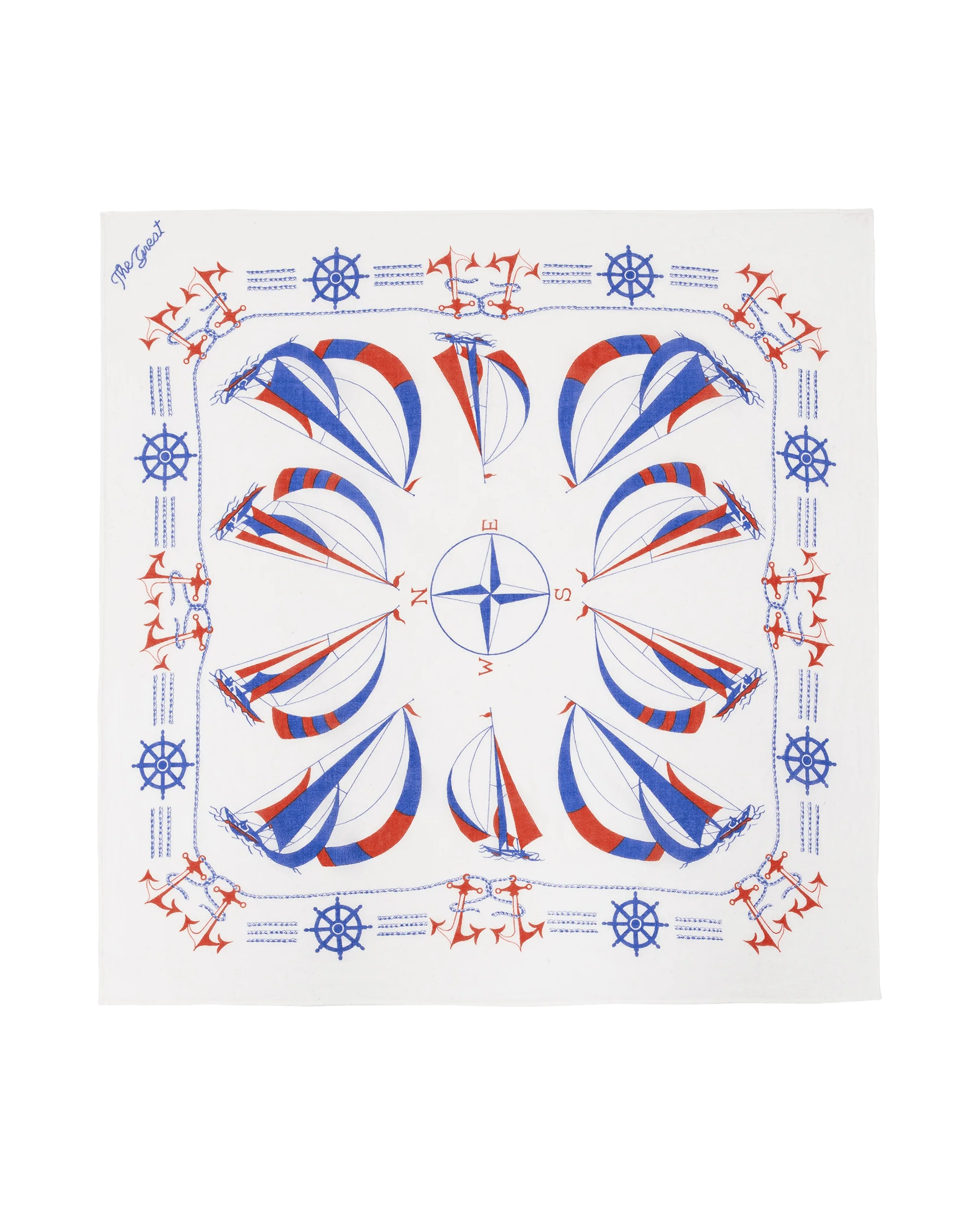 The Sailboat Bandana. -- White - Image 6