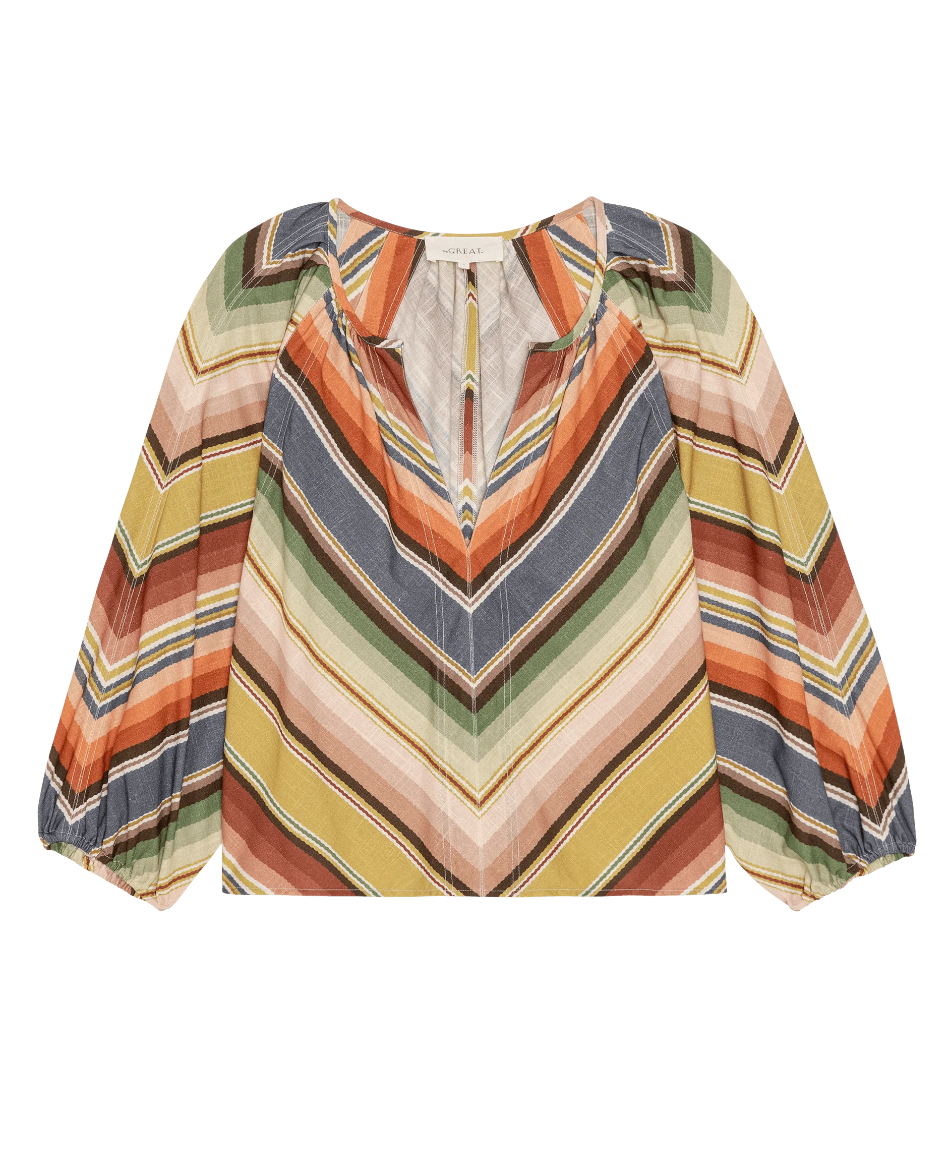 The Seamed Bodega Top. -- Davenport Stripe - Image 6