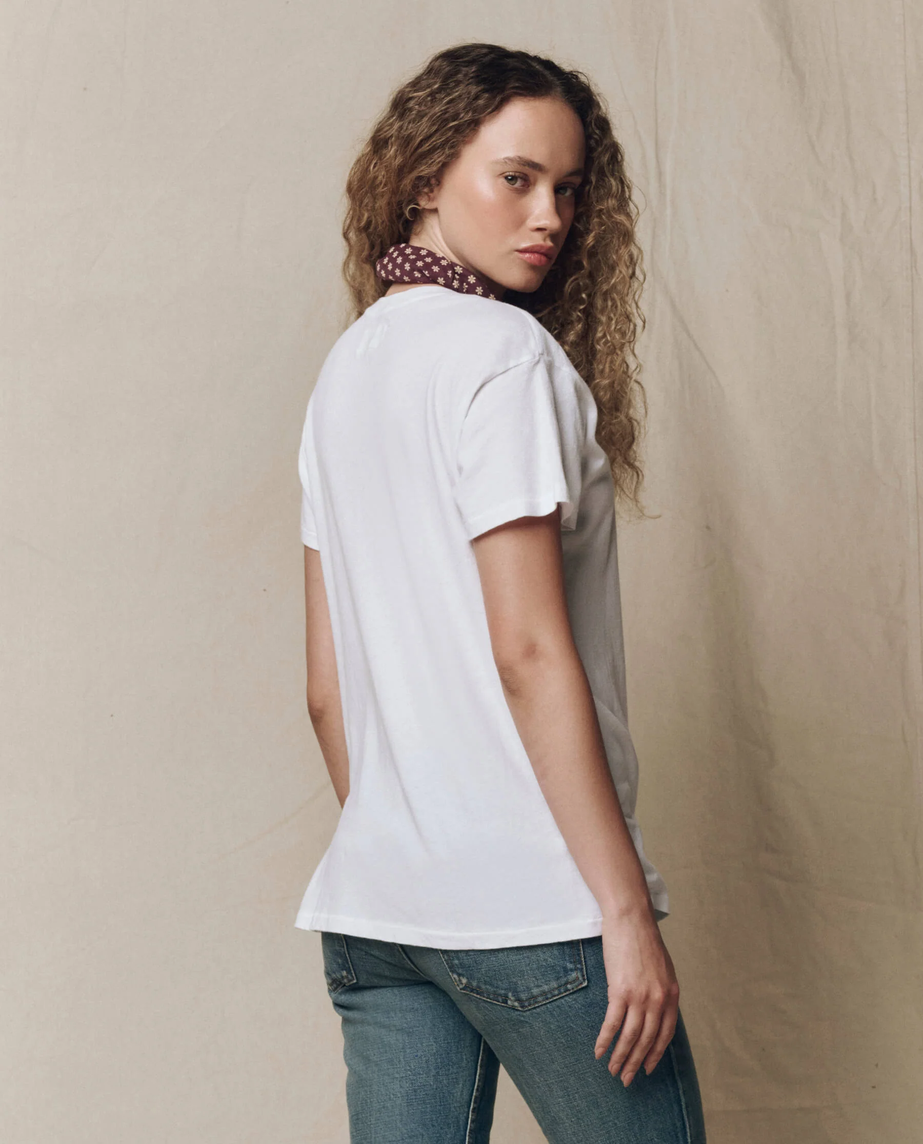 The Slim Tee. Solid -- True White - Image 3