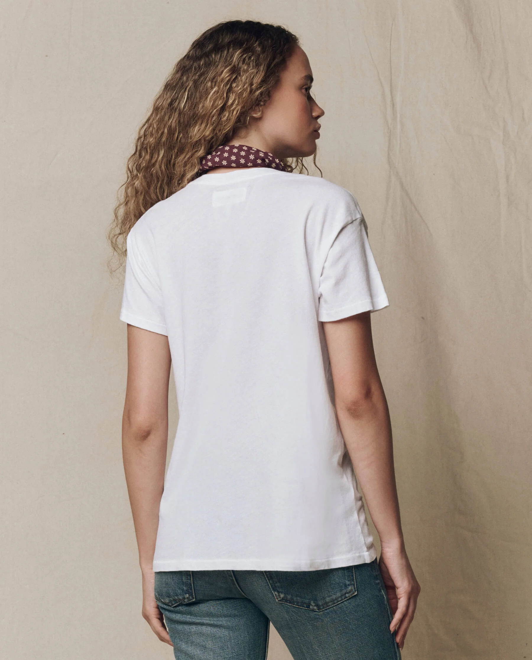 The Slim Tee. Solid -- True White - Image 4
