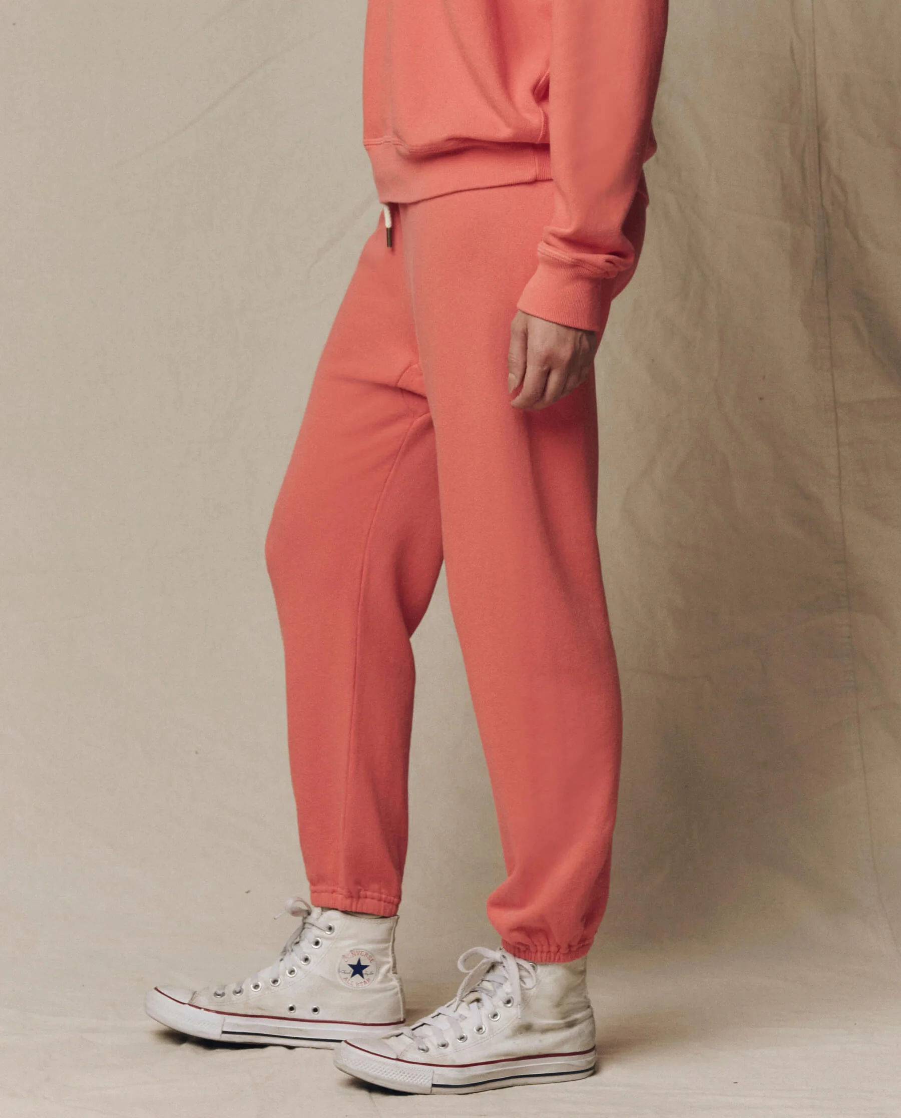 The Stadium Sweatpant. Solid -- Guava - Image 3