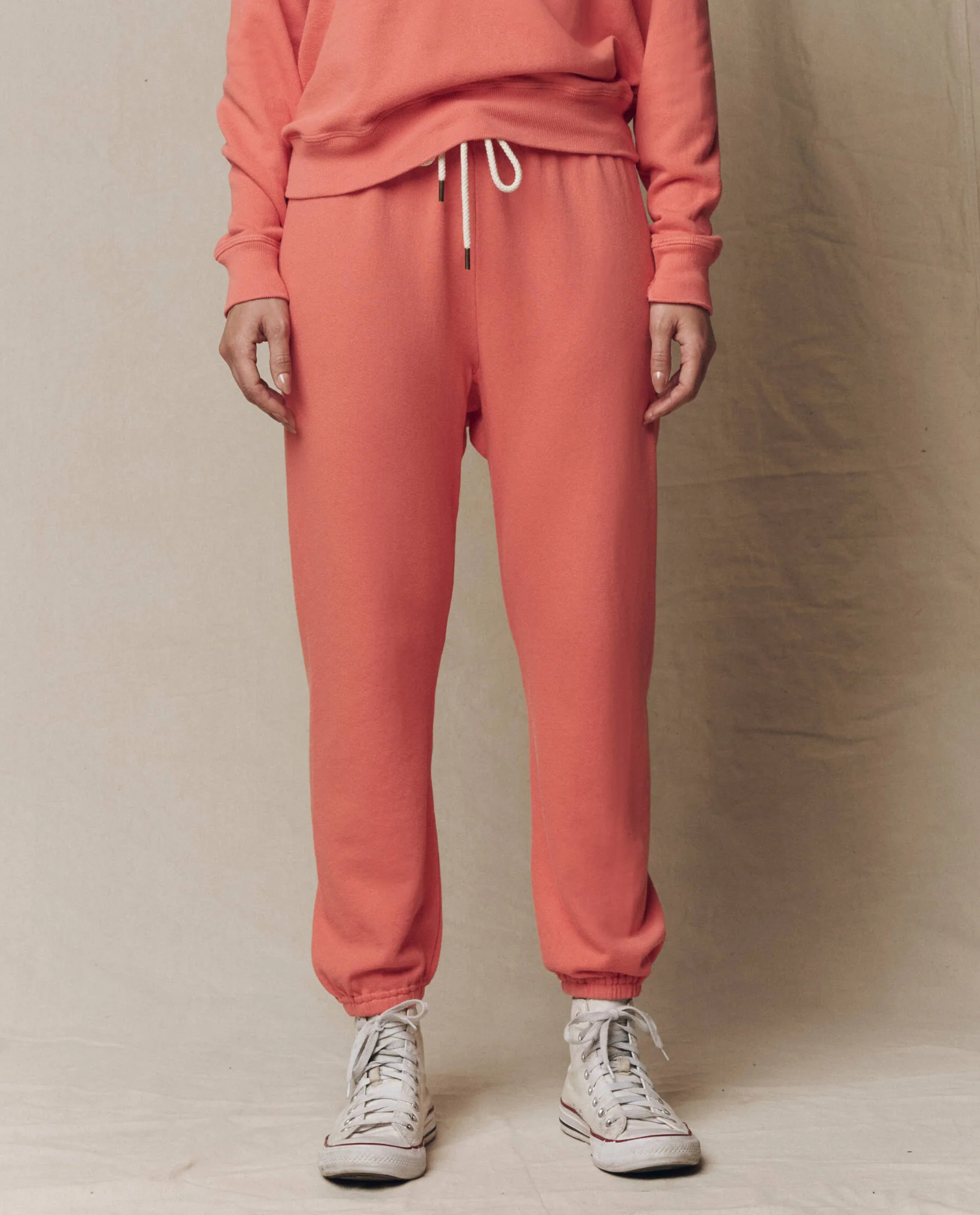 The Stadium Sweatpant. Solid -- Guava - Image 5