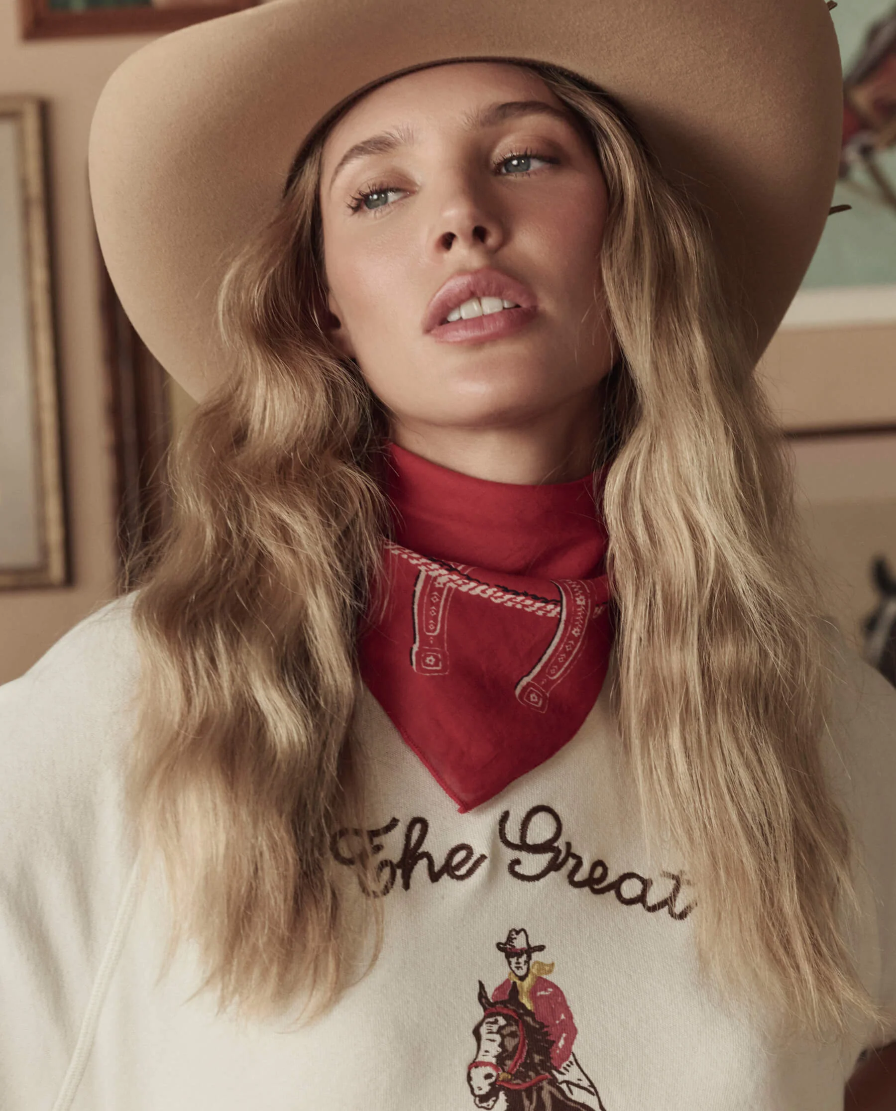 The Stetson Western Bandana. -- Red - Image 3