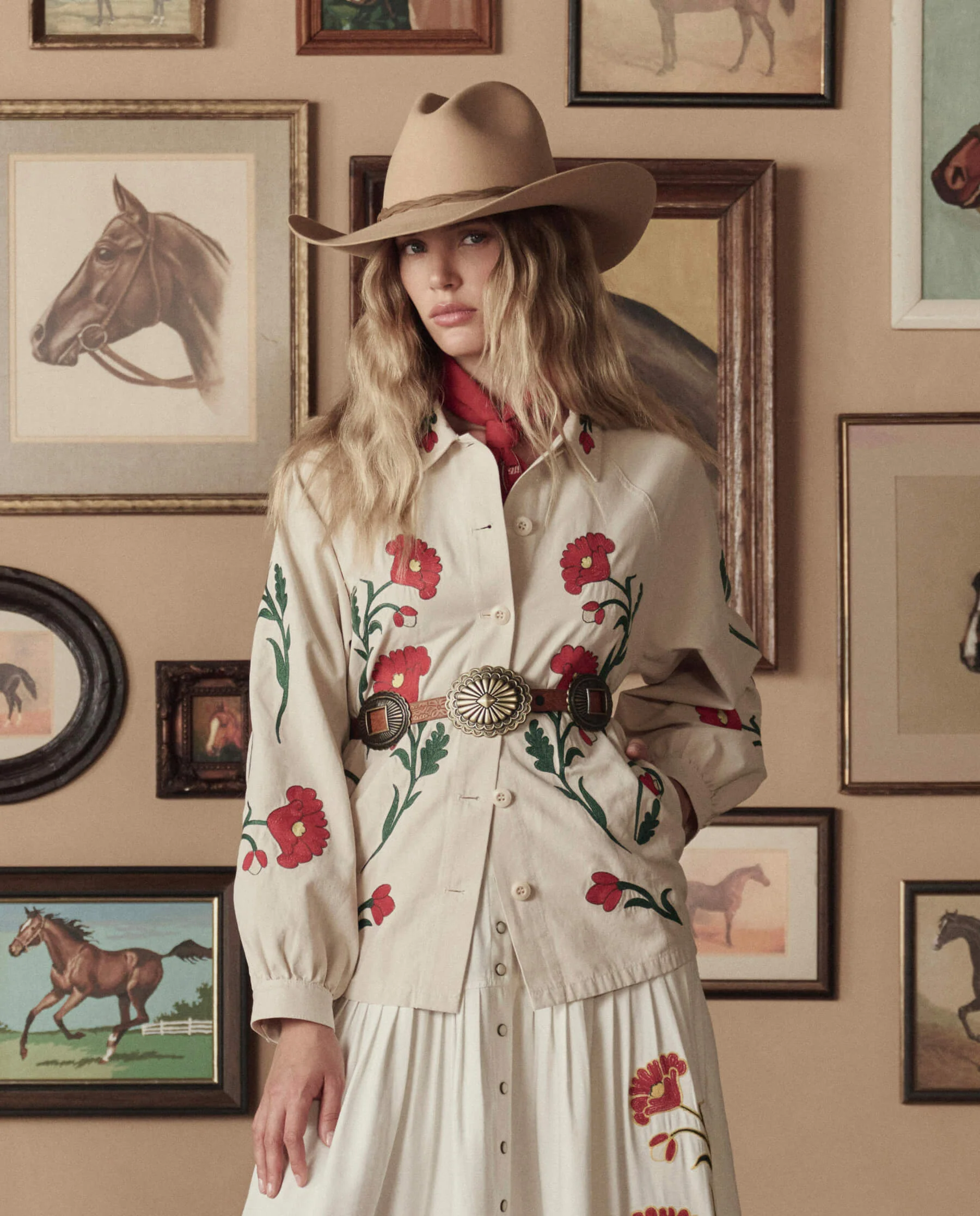 The Stetson Western Bandana. -- Red - Image 4