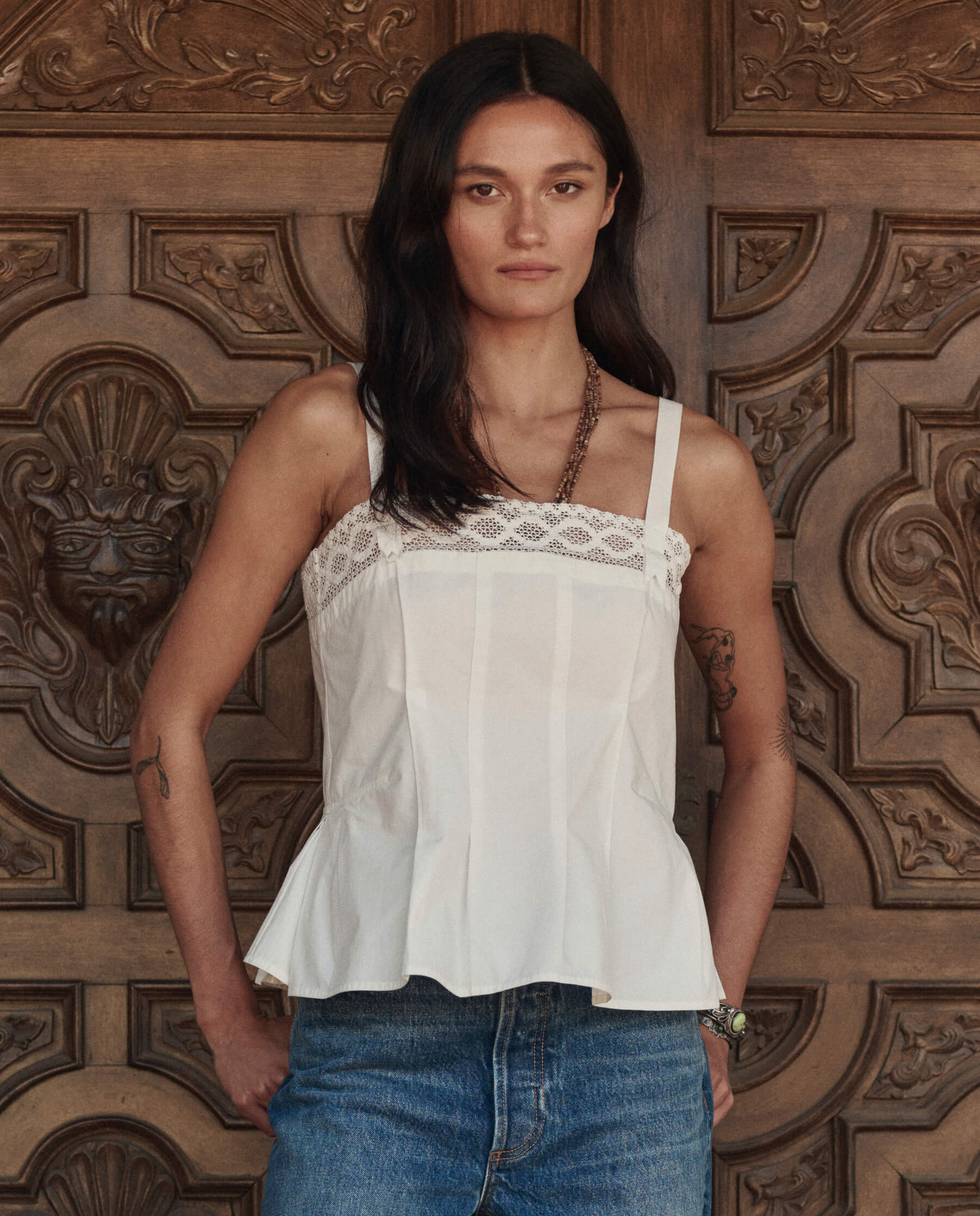 The Structured Victorian Tank. -- White - Image 5
