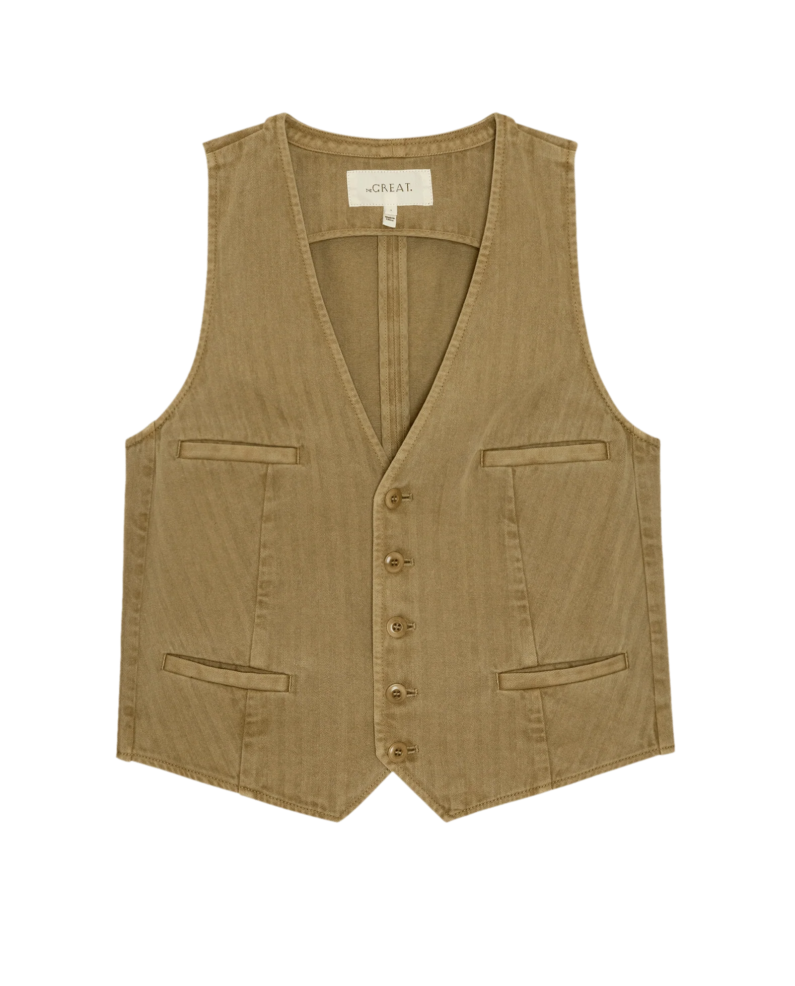 The Suit Vest. -- Golden Sand - Image 6